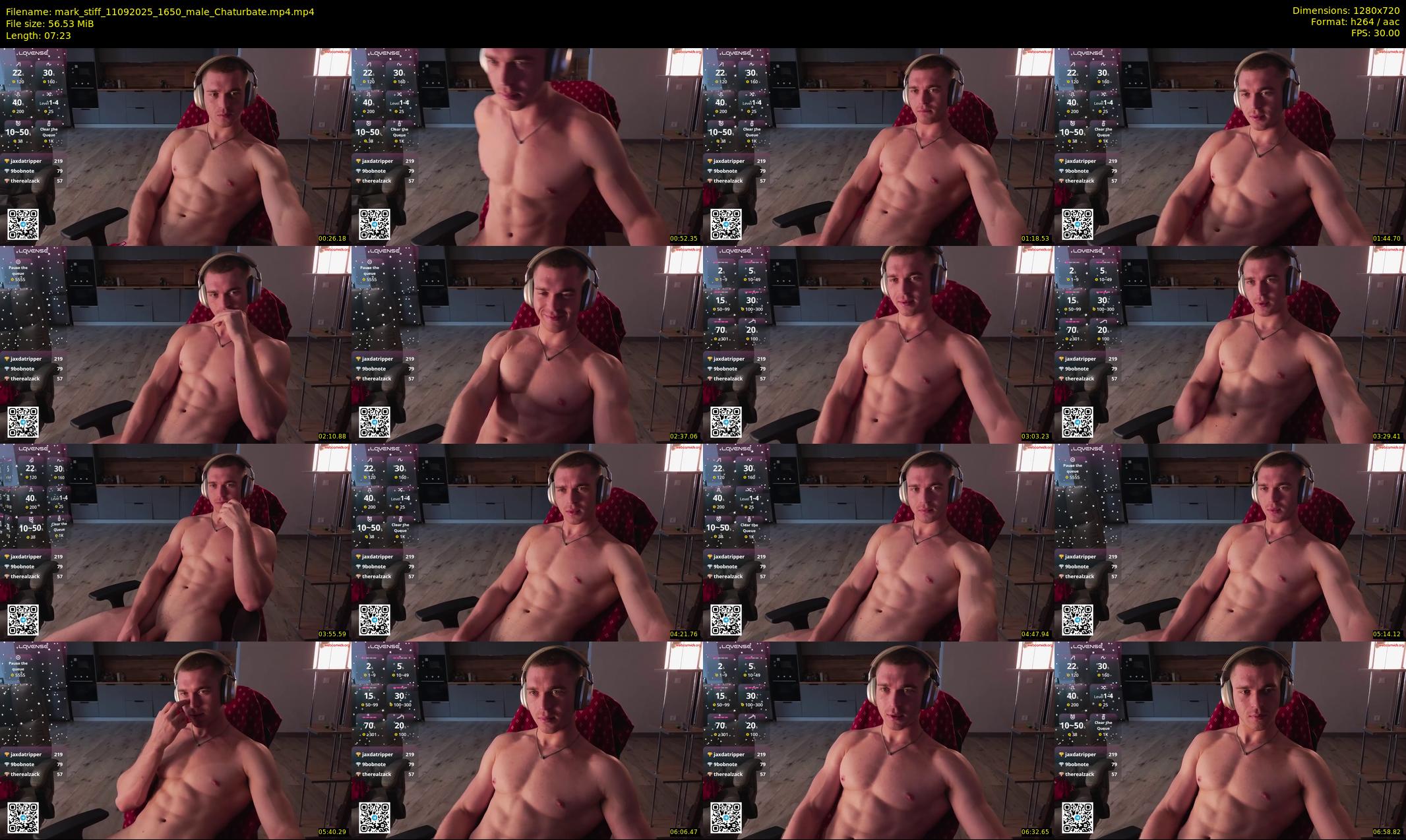 mark_stiff — 8 minute Chaturbate male cam show recording, 720p, Sep 11, 2025