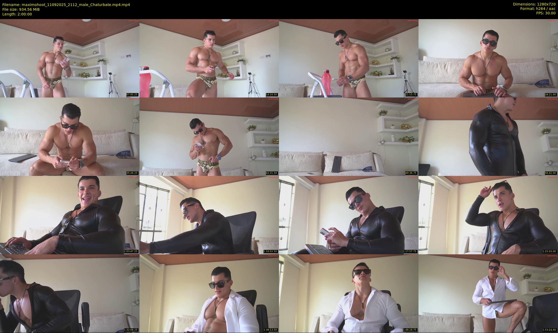 maximohoot — 120 minute Chaturbate male cam show recording, 720p, Sep 11, 2025