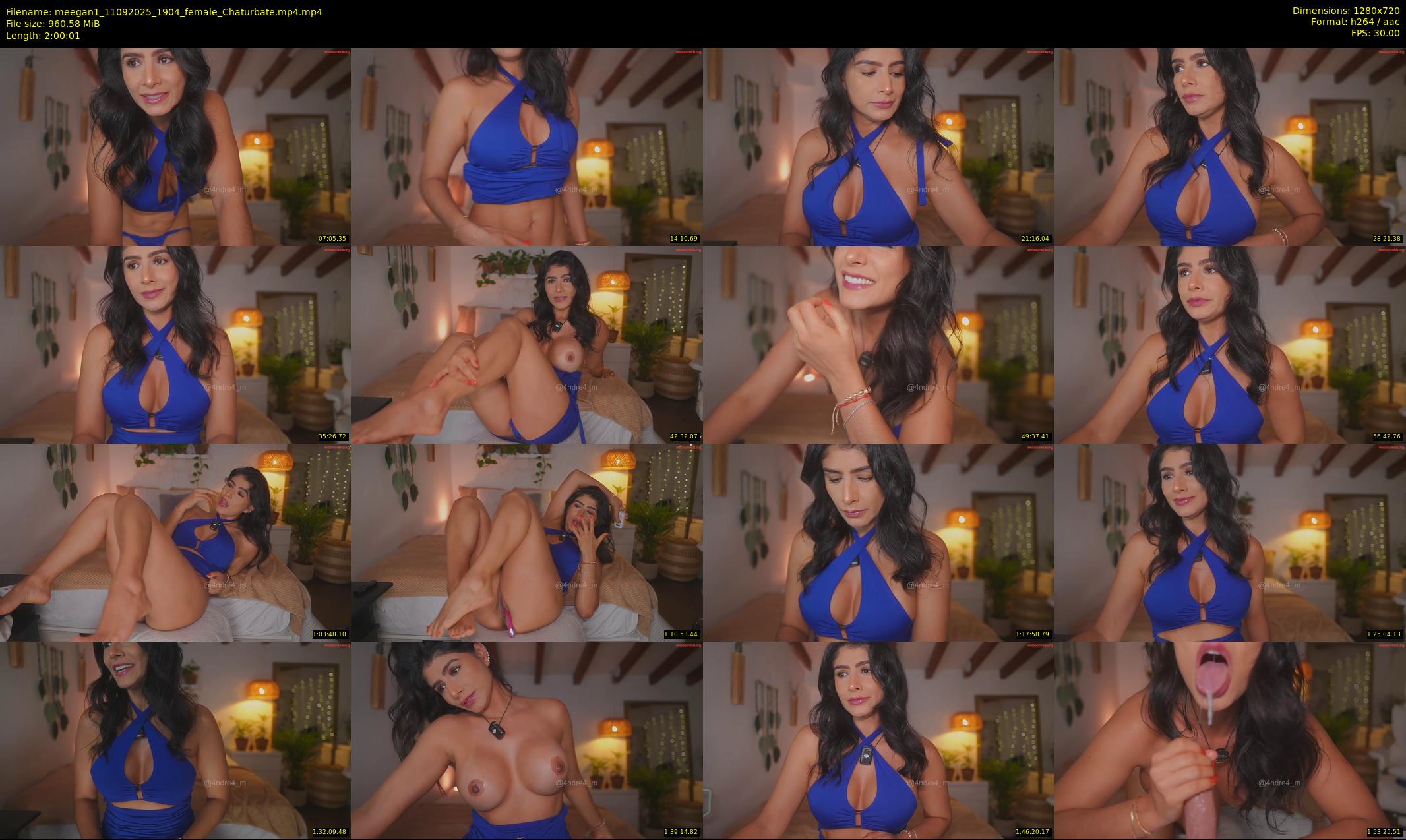 meegan1 — 121 minute Chaturbate female cam show recording, 720p, Sep 11, 2025