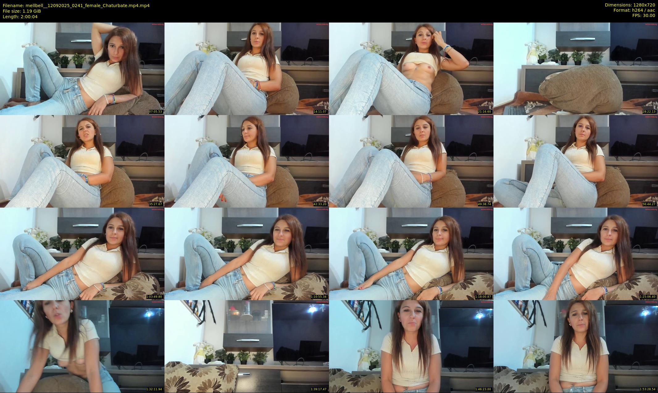 mellbell_ — 121 minute Chaturbate female cam show recording, 720p, Sep 12, 2025