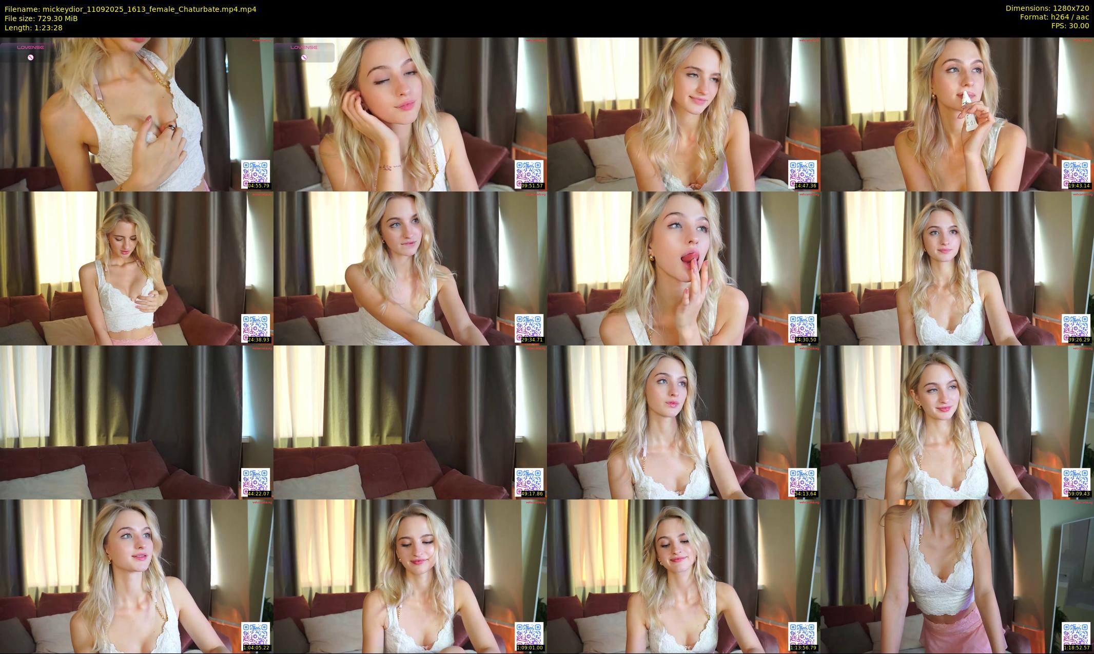mickeydior — 84 minute Chaturbate female cam show recording, 720p, Sep 11, 2025
