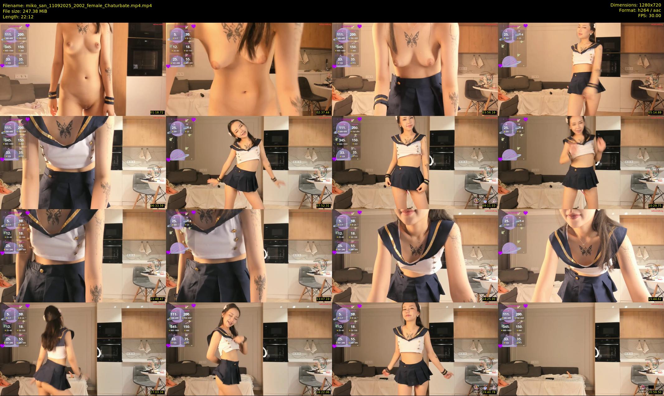 miko_san — 23 minute Chaturbate female cam show recording, 720p, Sep 11, 2025