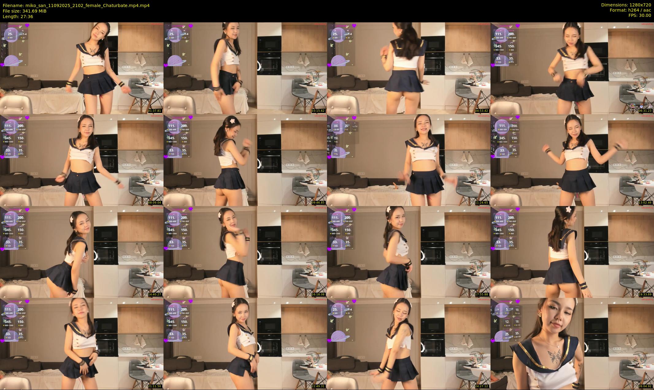 miko_san — 28 minute Chaturbate female cam show recording, 720p, Sep 11, 2025
