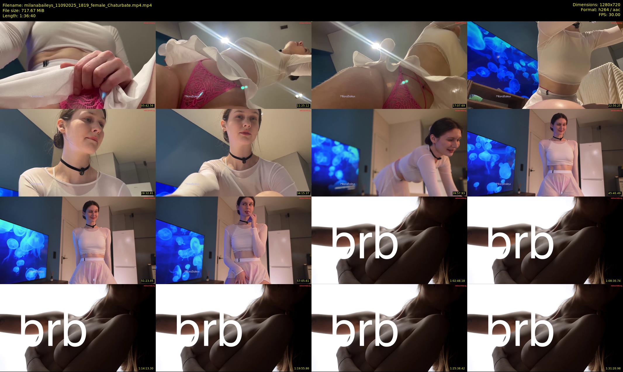 milanabaileys — 97 minute Chaturbate female cam show recording, 720p, Sep 11, 2025
