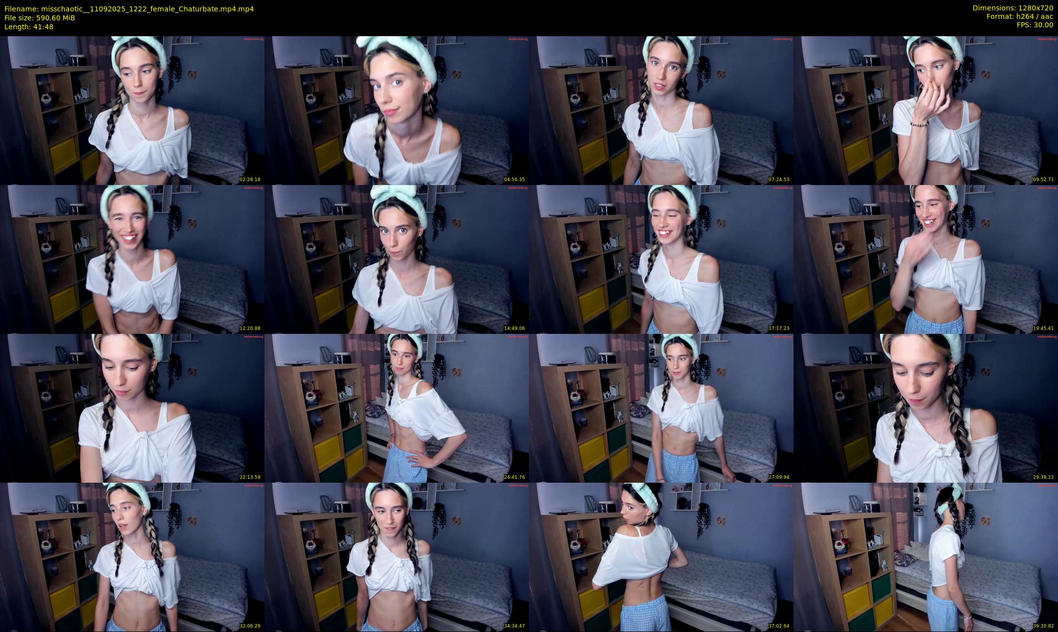 misschaotic_ — 42 minute Chaturbate female cam show recording, 720p, Sep 11, 2025