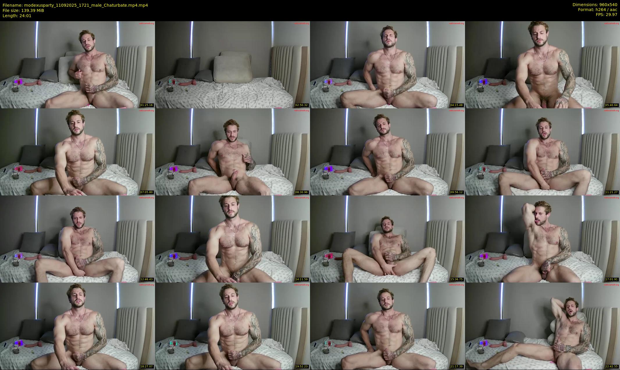 modexusparty — 25 minute Chaturbate male cam show recording, 480p, Sep 11, 2025