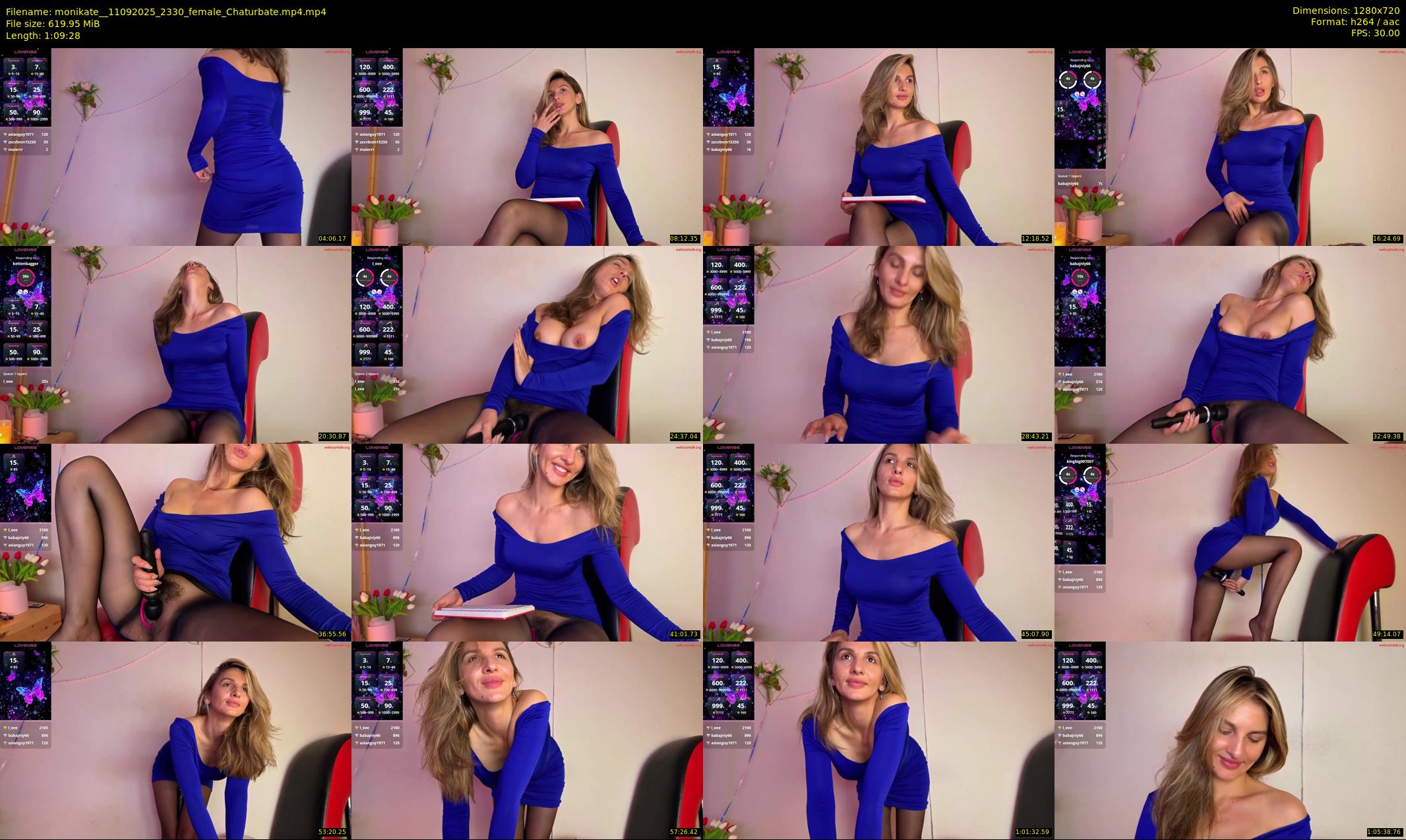 monikate_ — 70 minute Chaturbate couple cam show recording, 720p, Sep 11, 2025