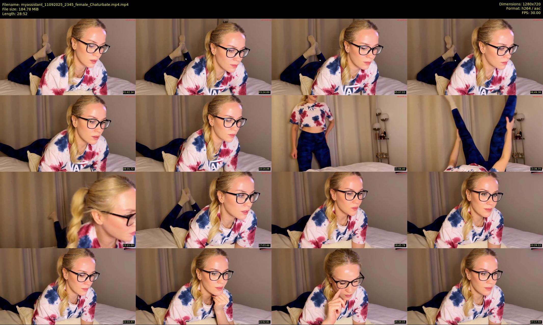 myassistant — 29 minute Chaturbate female cam show recording, 720p, Sep 11, 2025