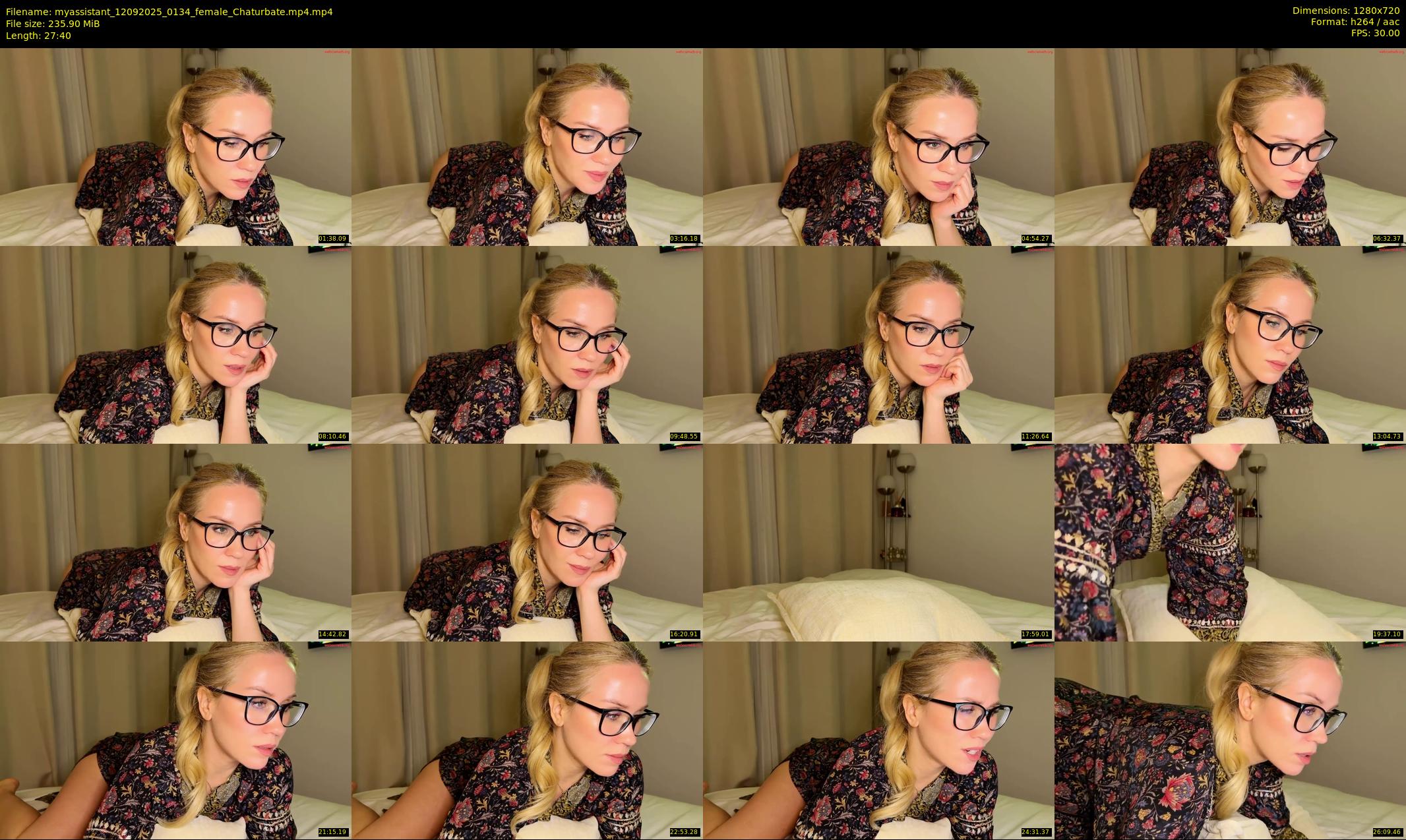 myassistant — 28 minute Chaturbate female cam show recording, 720p, Sep 12, 2025