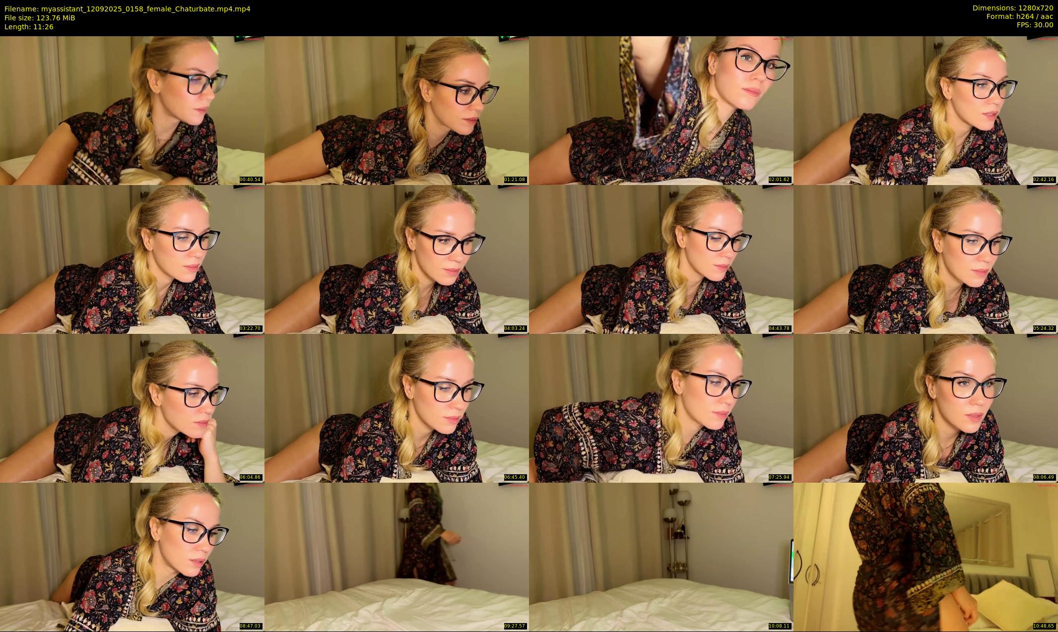 myassistant — 12 minute Chaturbate female cam show recording, 720p, Sep 12, 2025