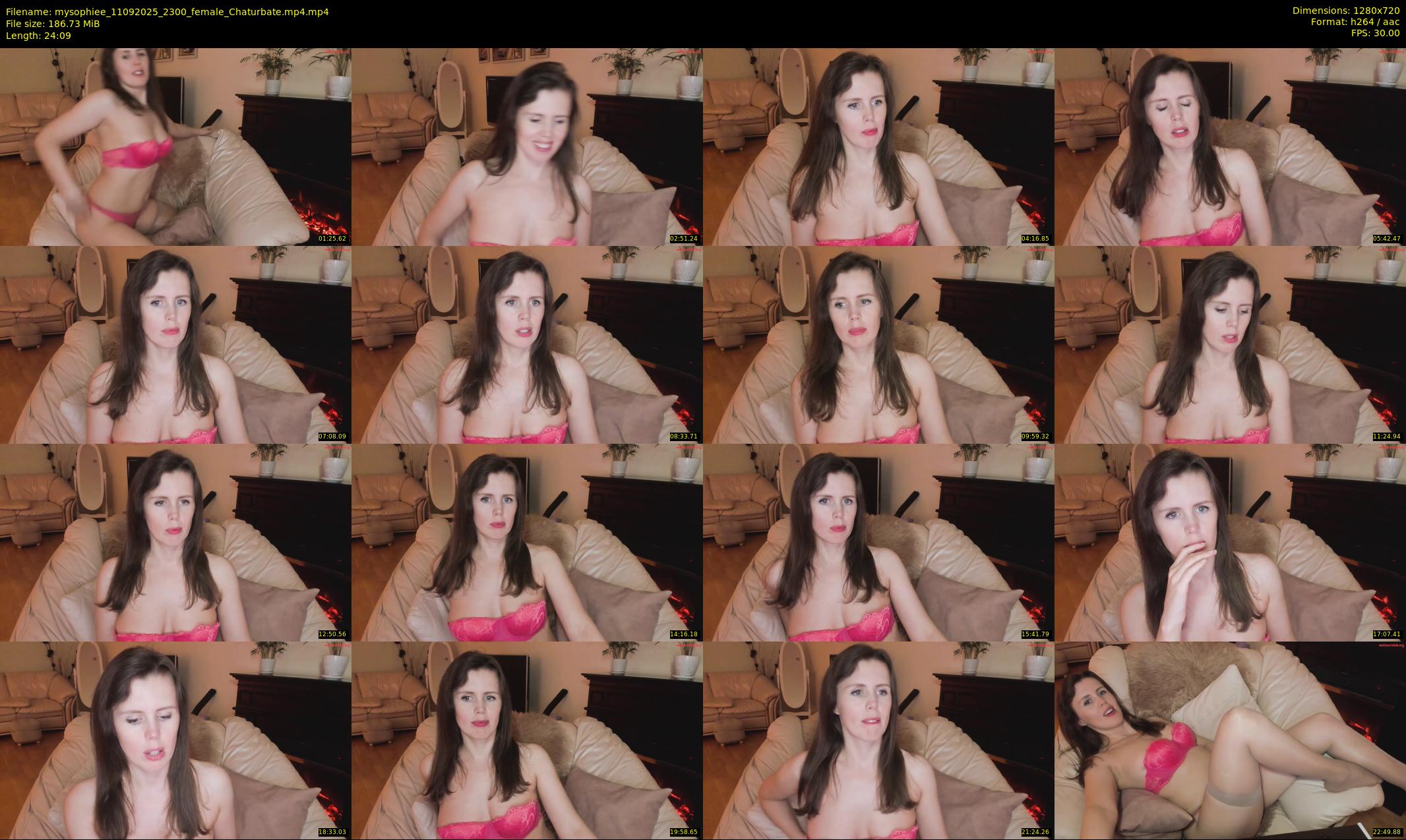 mysophiee — 25 minute Chaturbate female cam show recording, 720p, Sep 11, 2025
