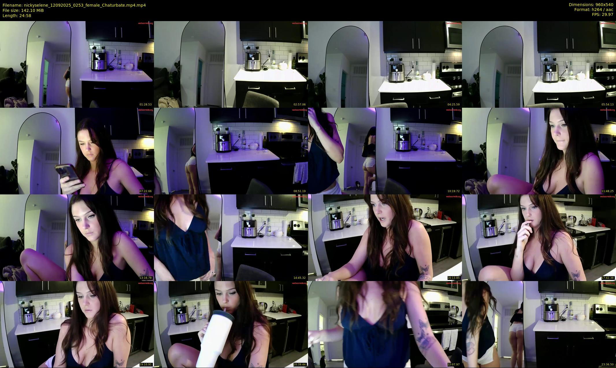 nickyselene — 25 minute Chaturbate female cam show recording, 480p, Sep 12, 2025