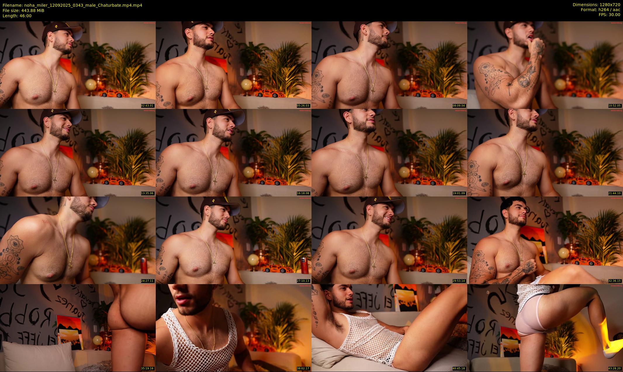 noha_miler — 46 minute Chaturbate male cam show recording, 720p, Sep 12, 2025