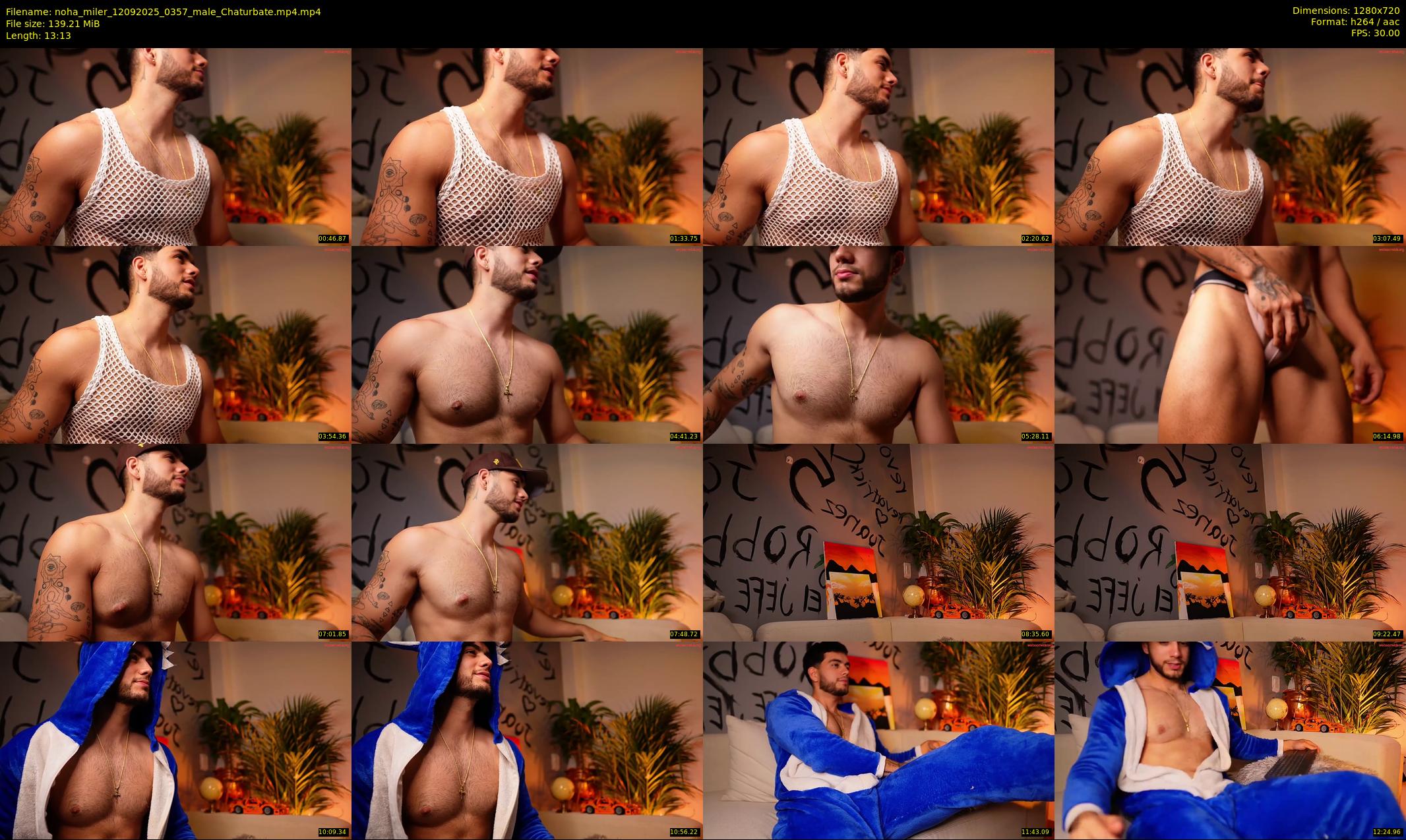 noha_miler — 14 minute Chaturbate male cam show recording, 720p, Sep 12, 2025