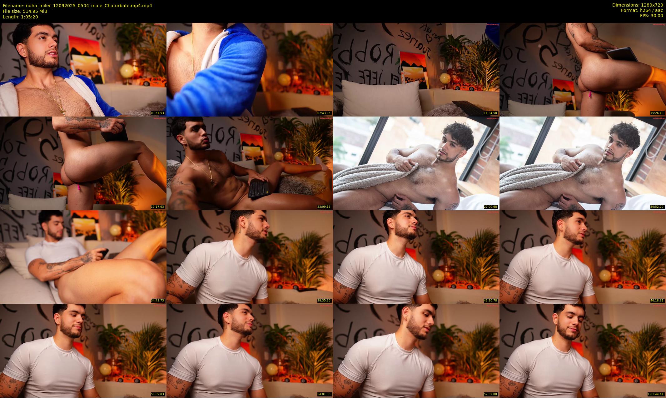 noha_miler — 66 minute Chaturbate male cam show recording, 720p, Sep 12, 2025