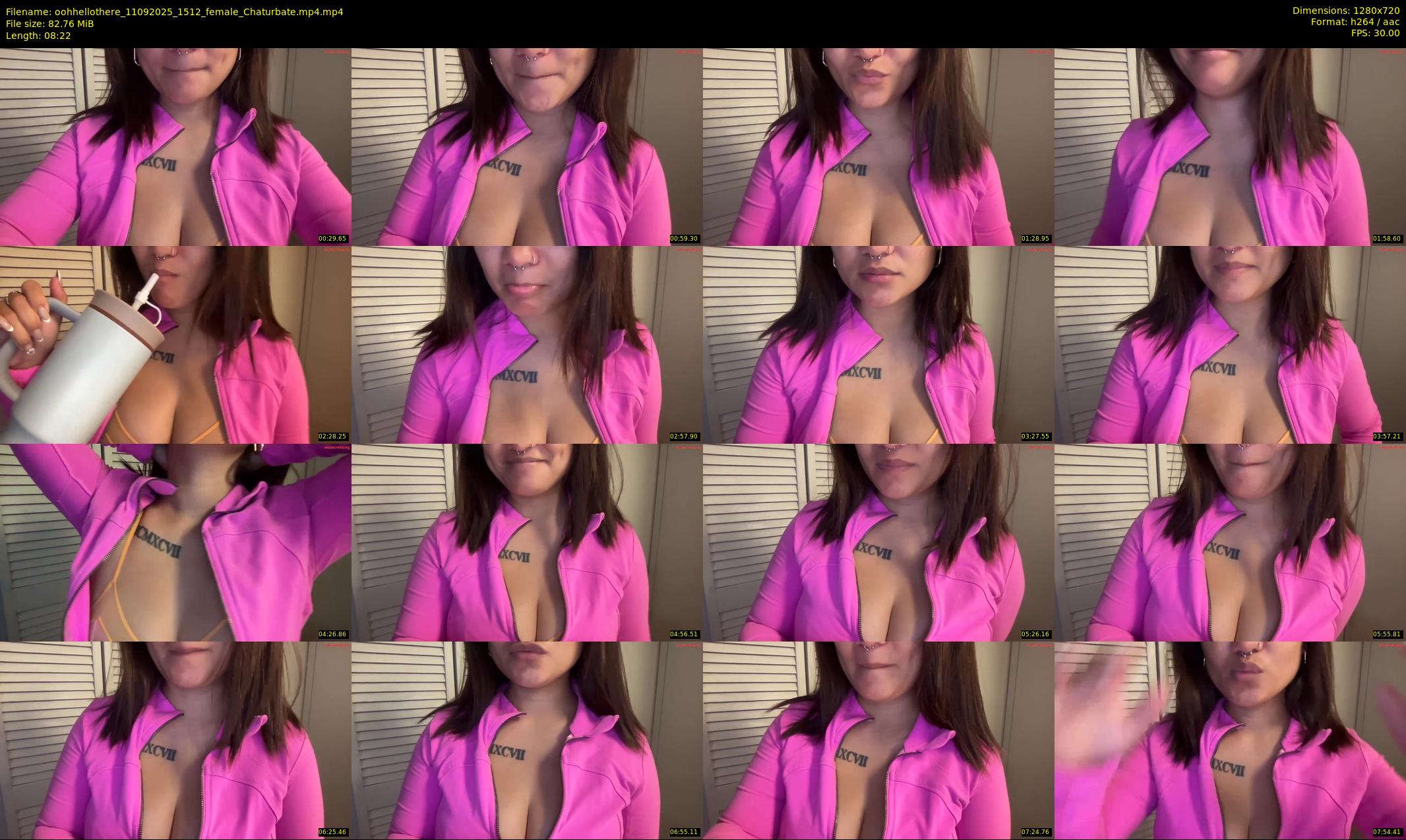 oohhellothere — 9 minute Chaturbate female cam show recording, 720p, Sep 11, 2025