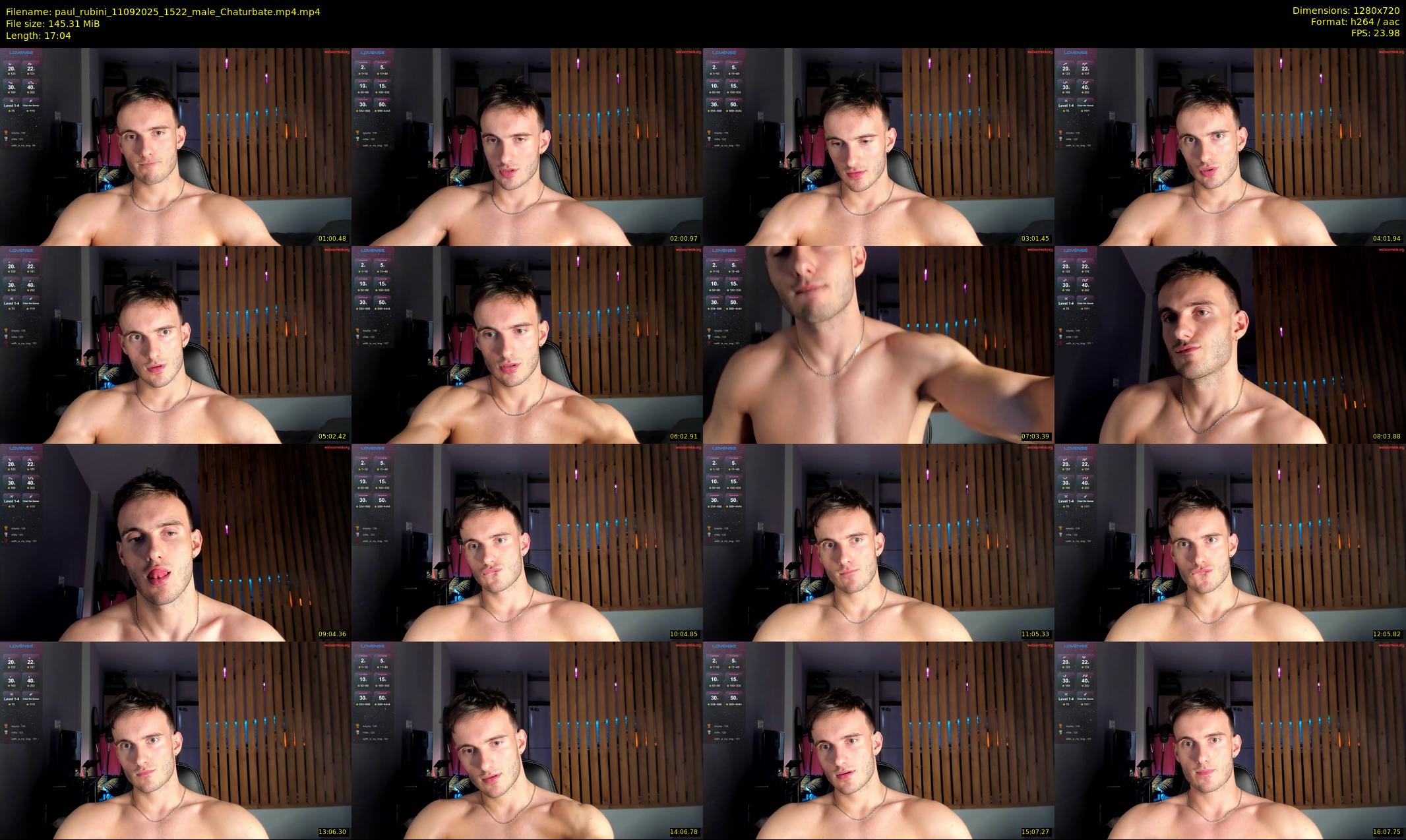 paul_rubini — 18 minute Chaturbate male cam show recording, 720p, Sep 11, 2025
