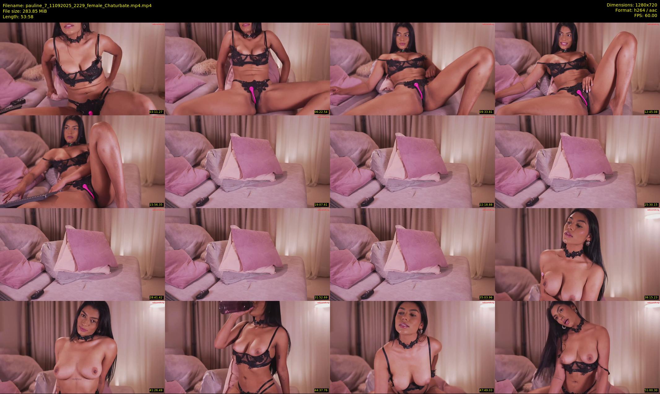 pauline_7 — 54 minute Chaturbate female cam show recording, 720p, Sep 11, 2025