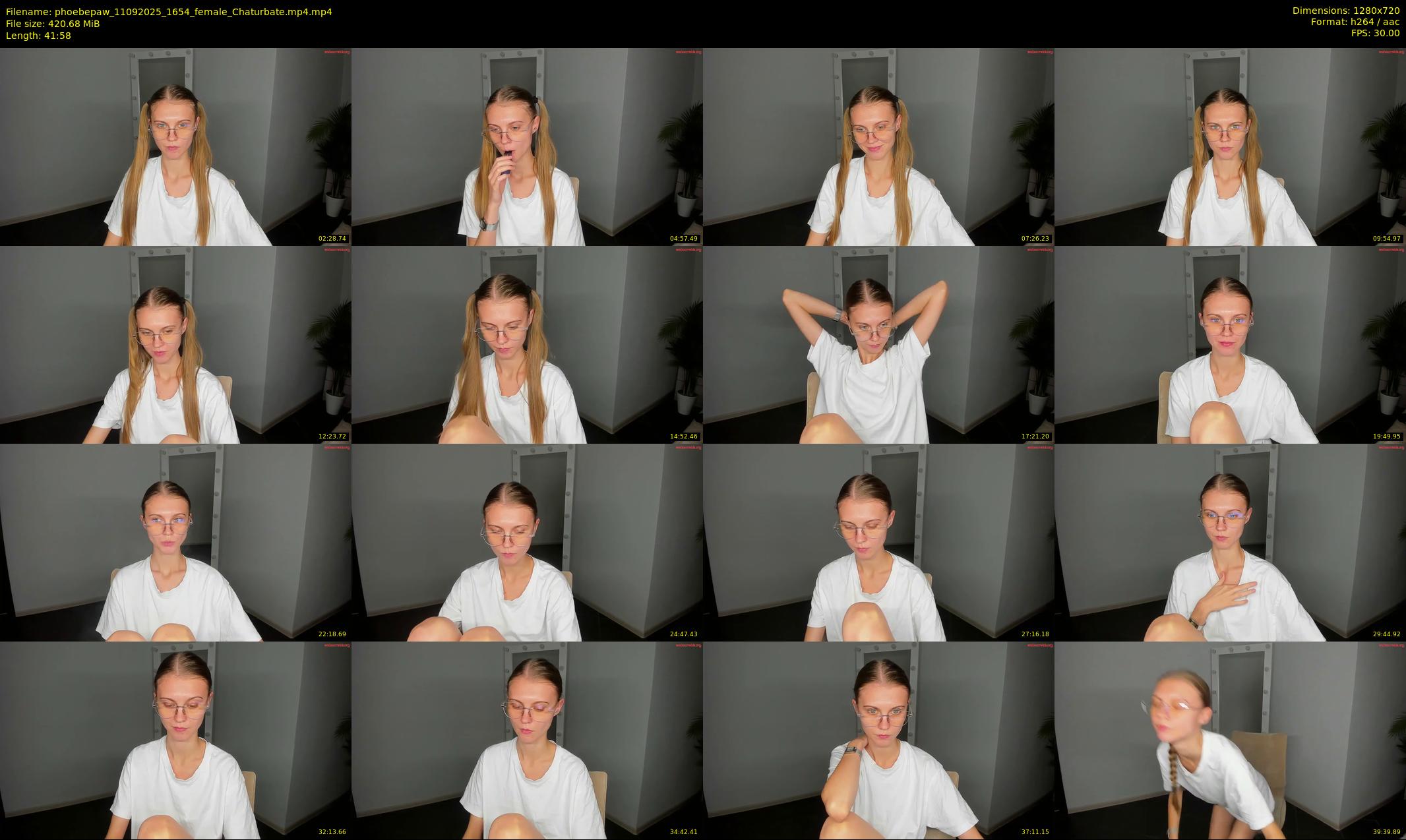 phoebepaw — 42 minute Chaturbate female cam show recording, 720p, Sep 11, 2025