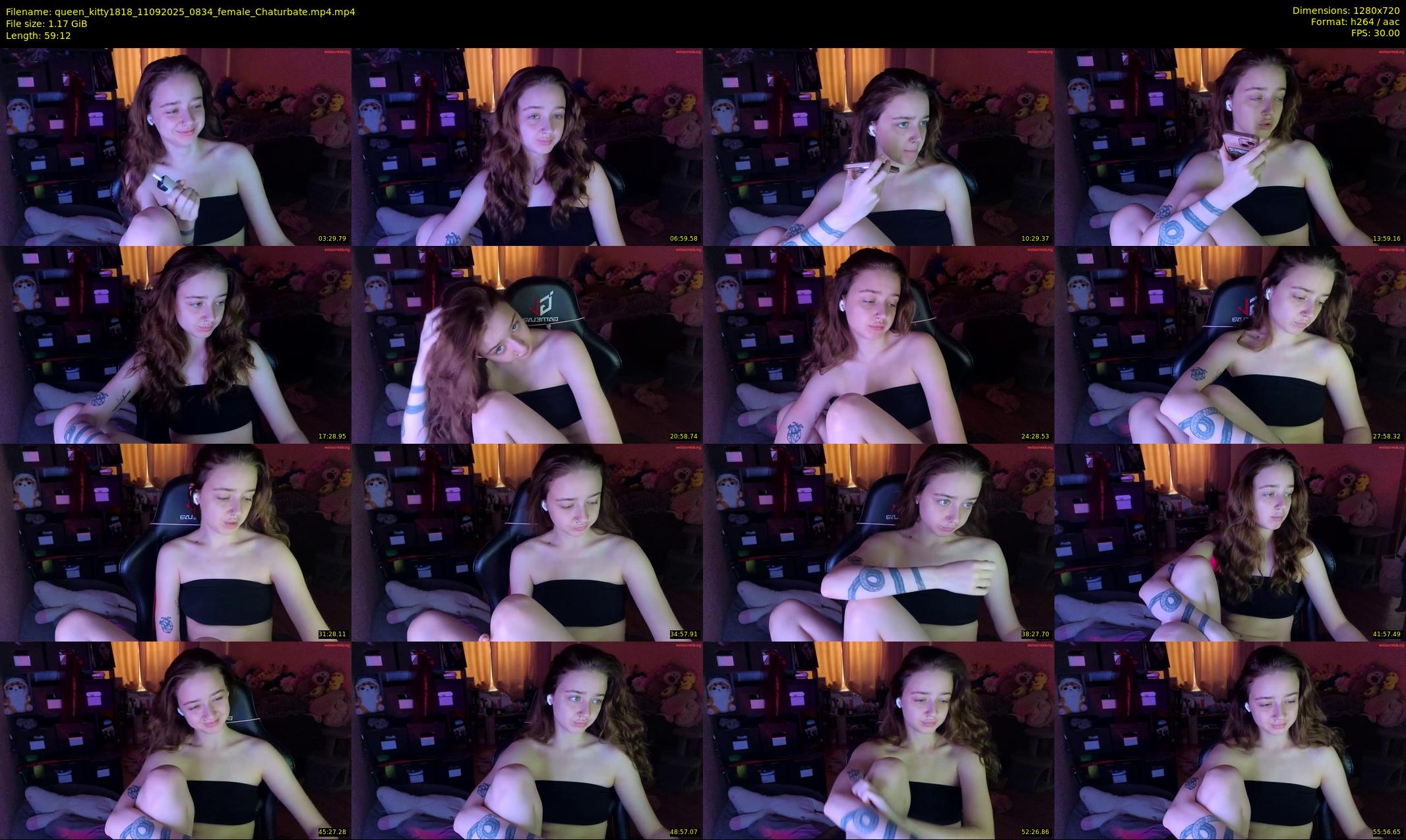 queen_kitty1818 — 60 minute Chaturbate female cam show recording, 720p, Sep 11, 2025