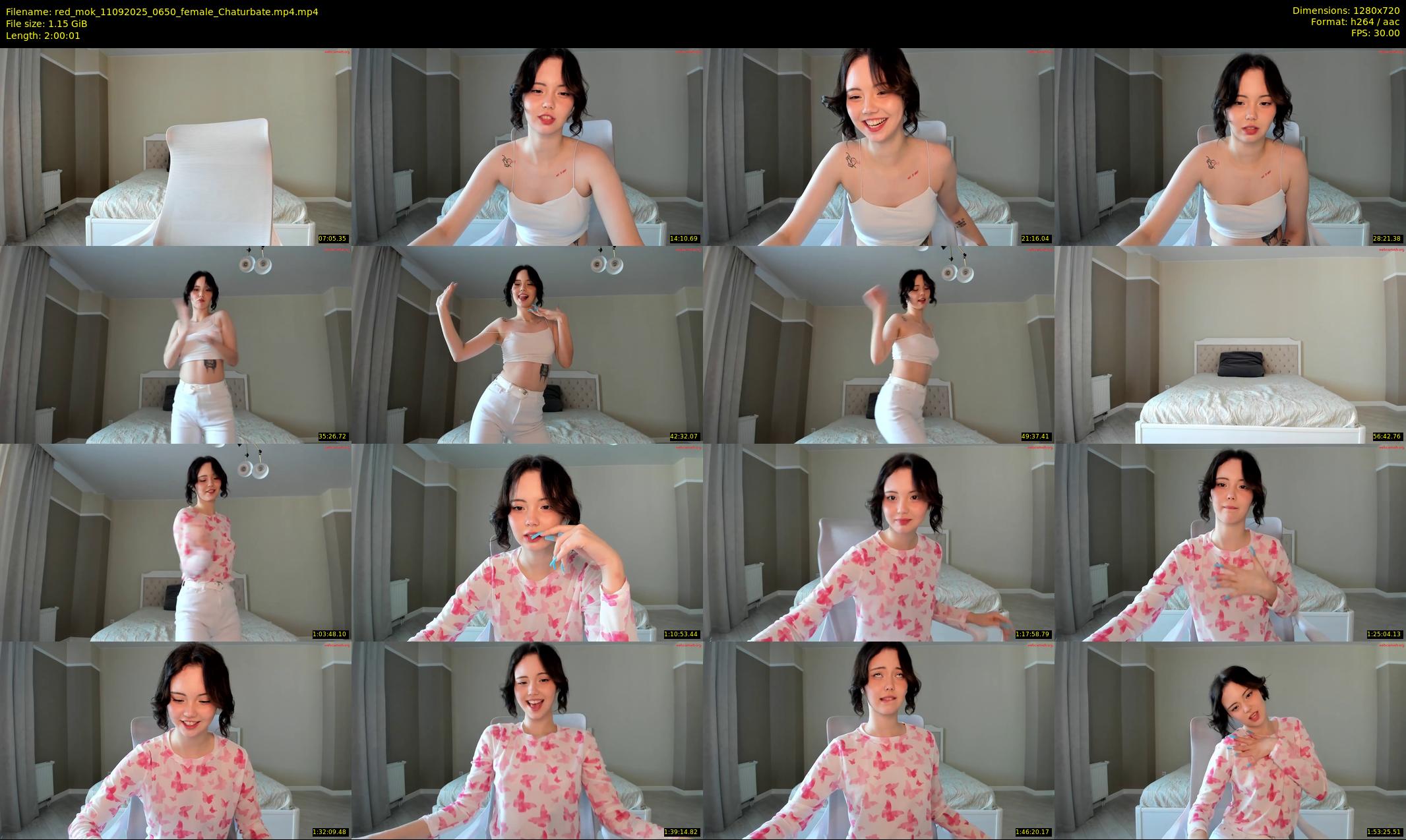red_mok — 121 minute Chaturbate female cam show recording, 720p, Sep 11, 2025