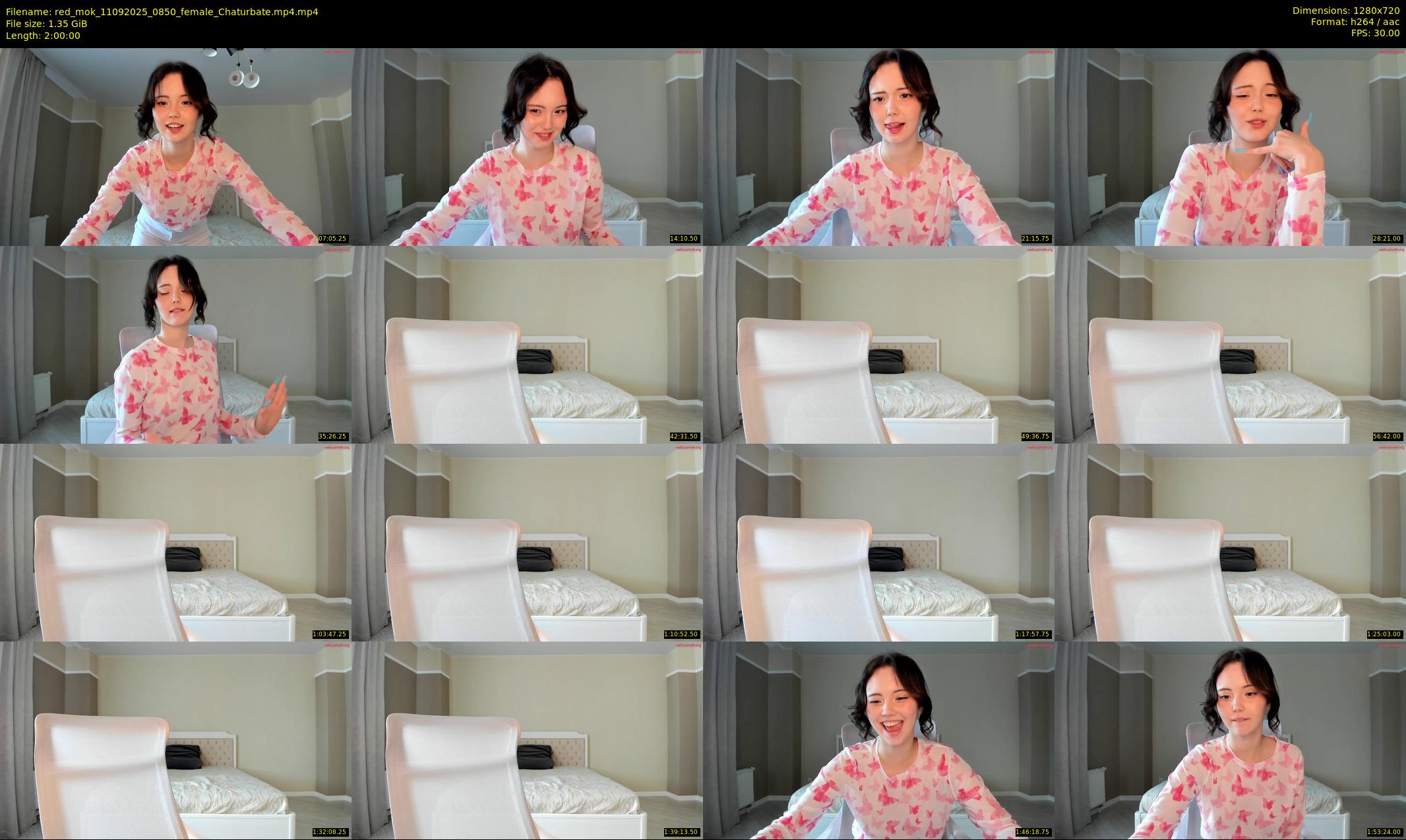 red_mok — 120 minute Chaturbate female cam show recording, 720p, Sep 11, 2025