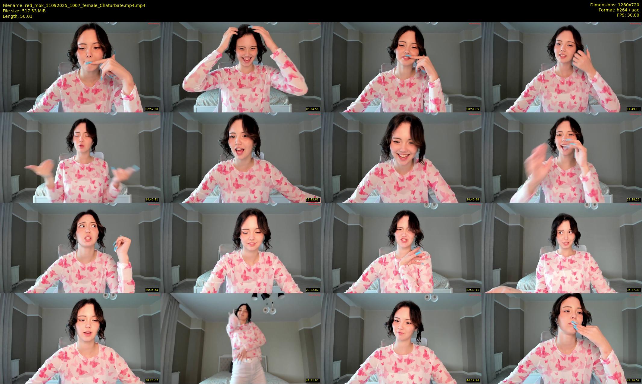 red_mok — 51 minute Chaturbate female cam show recording, 720p, Sep 11, 2025
