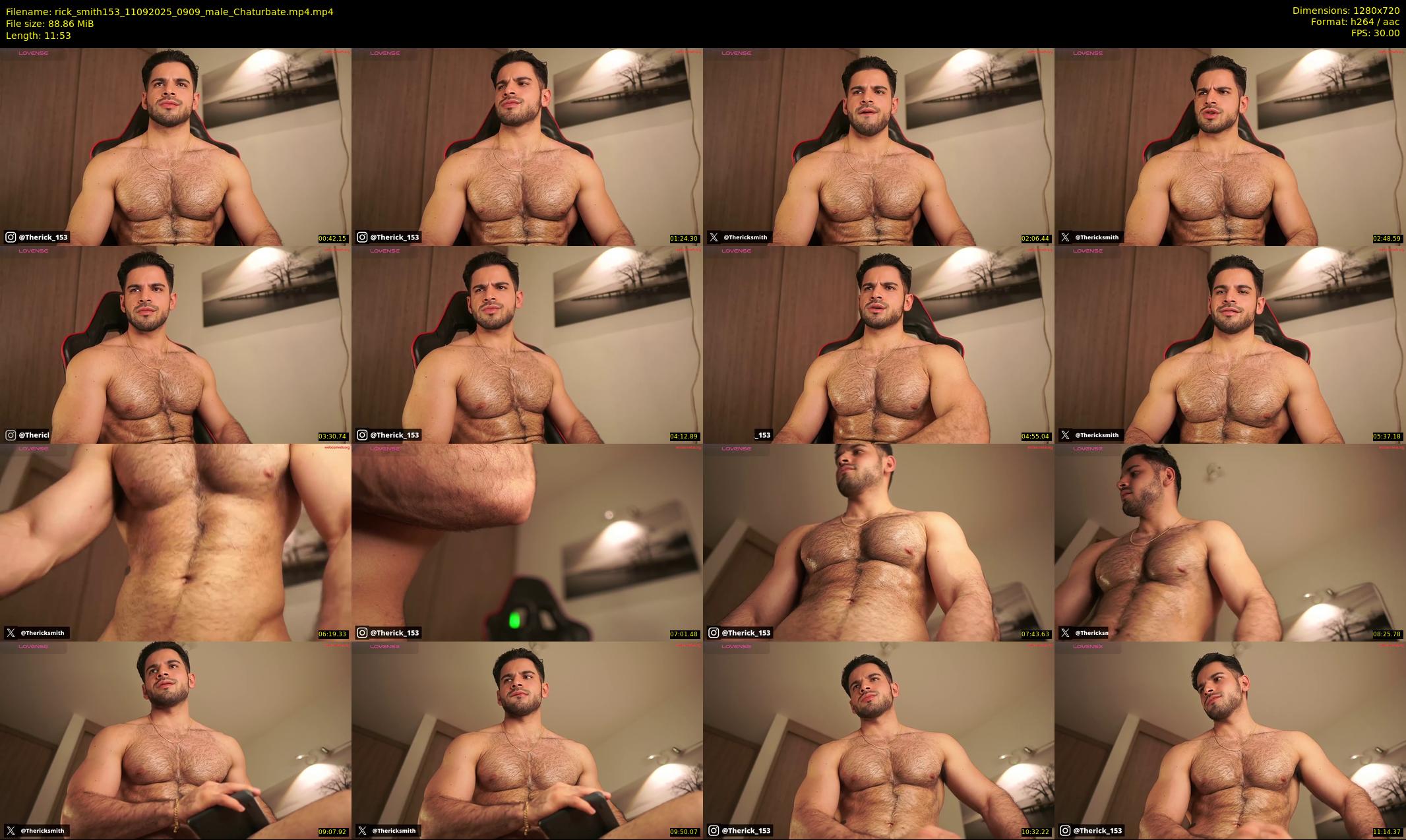 rick_smith153 — 12 minute Chaturbate male cam show recording, 720p, Sep 11, 2025