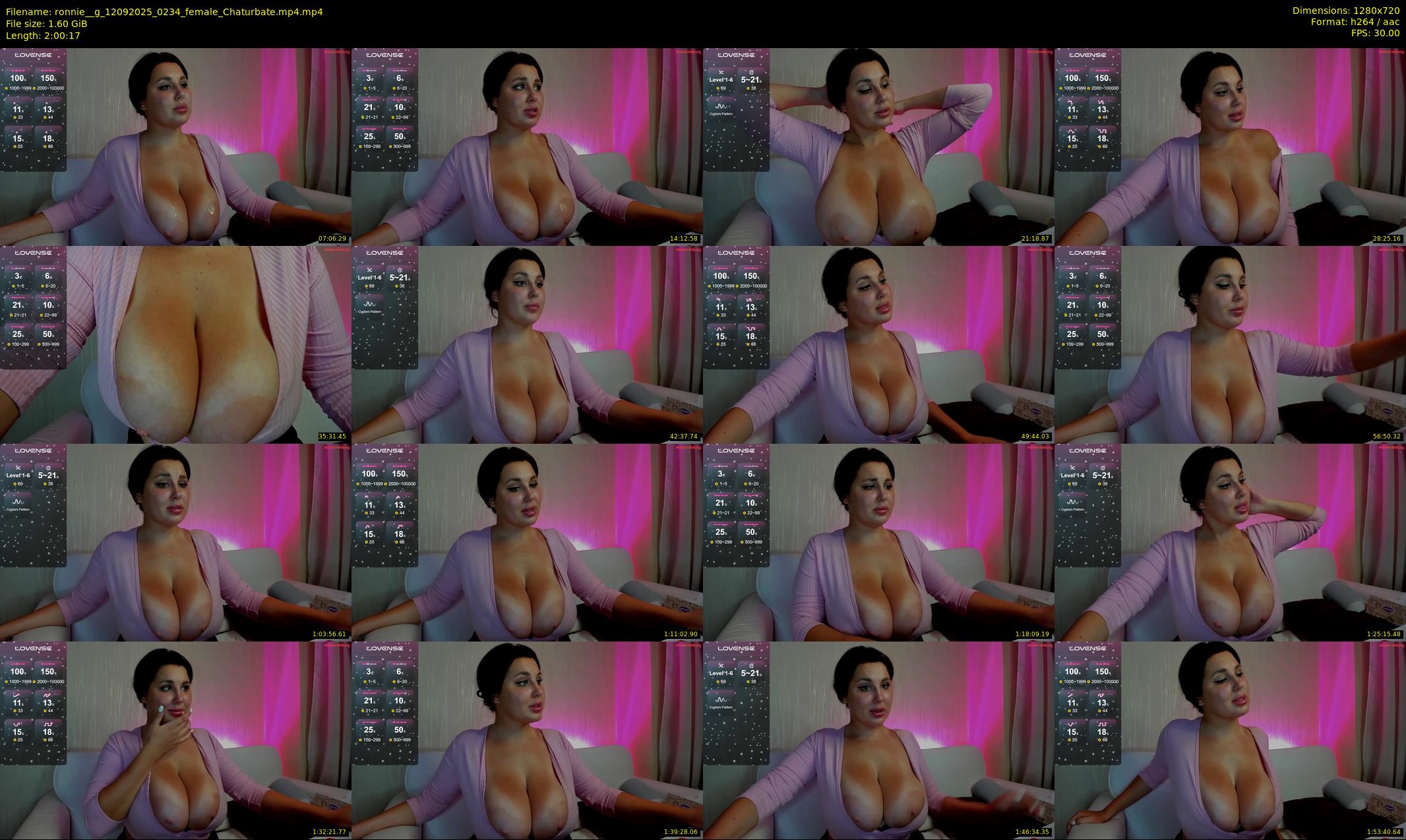 ronnie__g — 121 minute Chaturbate female cam show recording, 720p, Sep 12, 2025