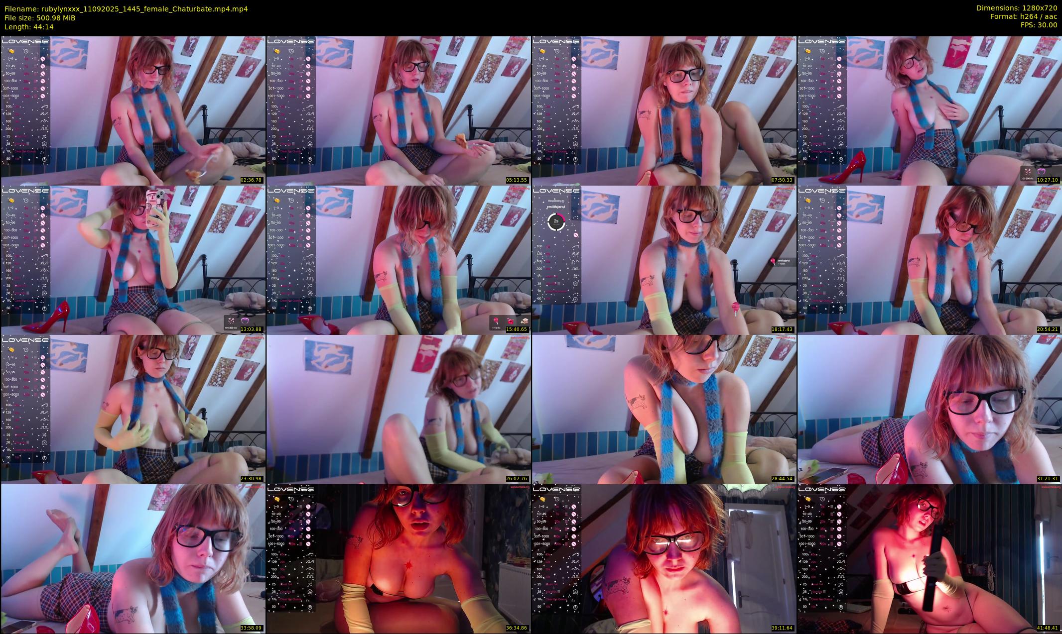 rubylynxxx — 45 minute Chaturbate female cam show recording, 720p, Sep 11, 2025