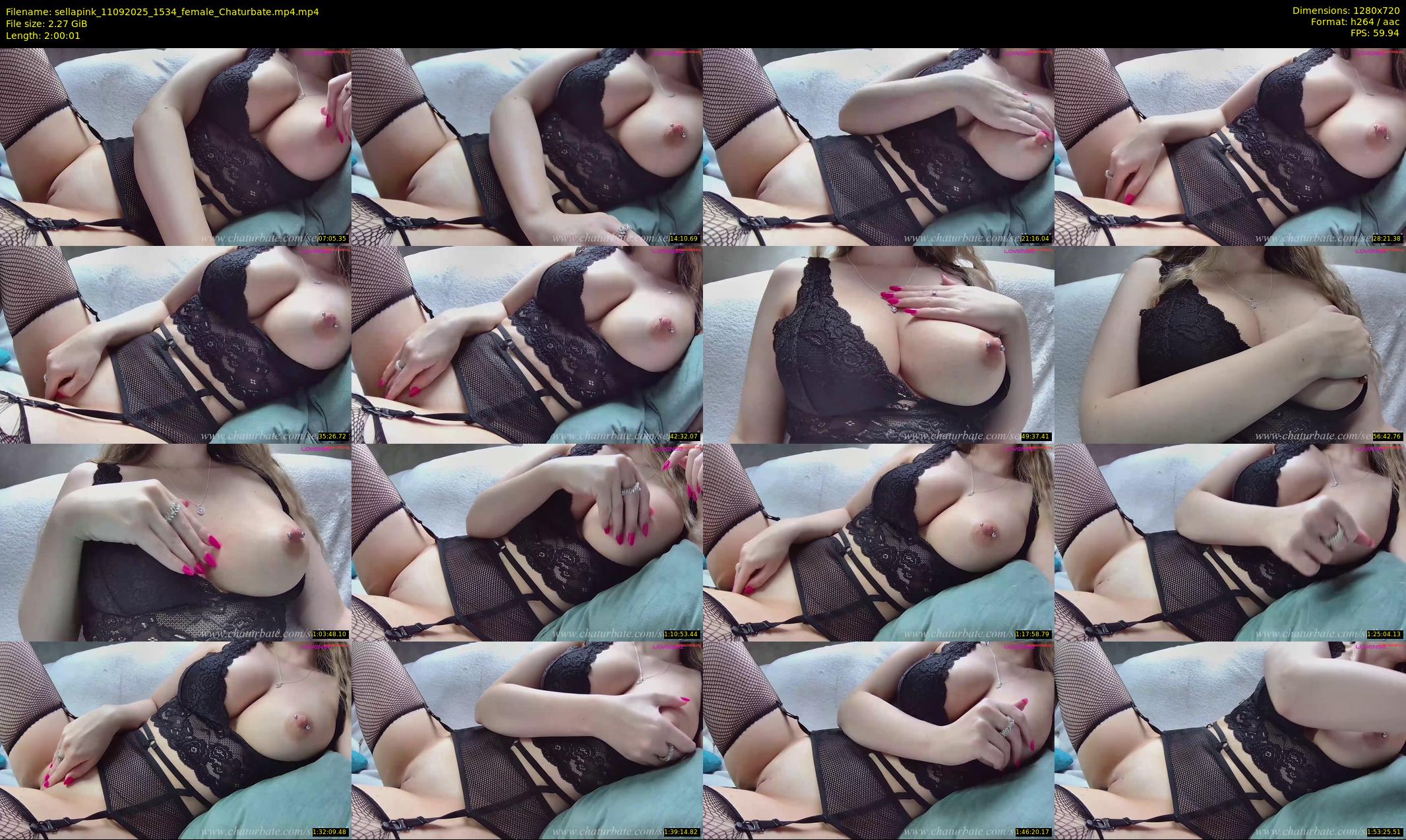 sellapink — 121 minute Chaturbate female cam show recording, 720p, Sep 11, 2025