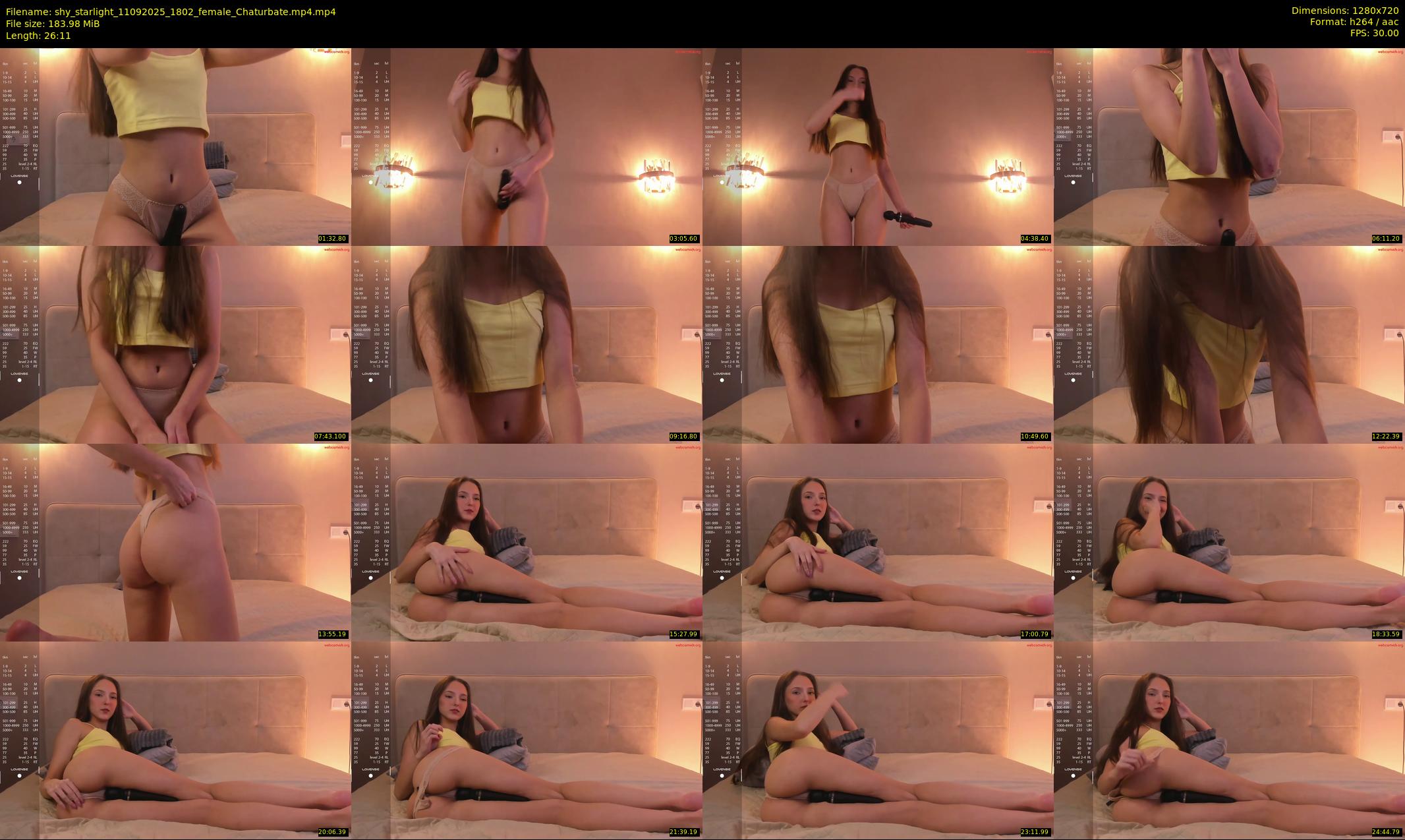 shy_starlight — 27 minute Chaturbate female cam show recording, 720p, Sep 11, 2025