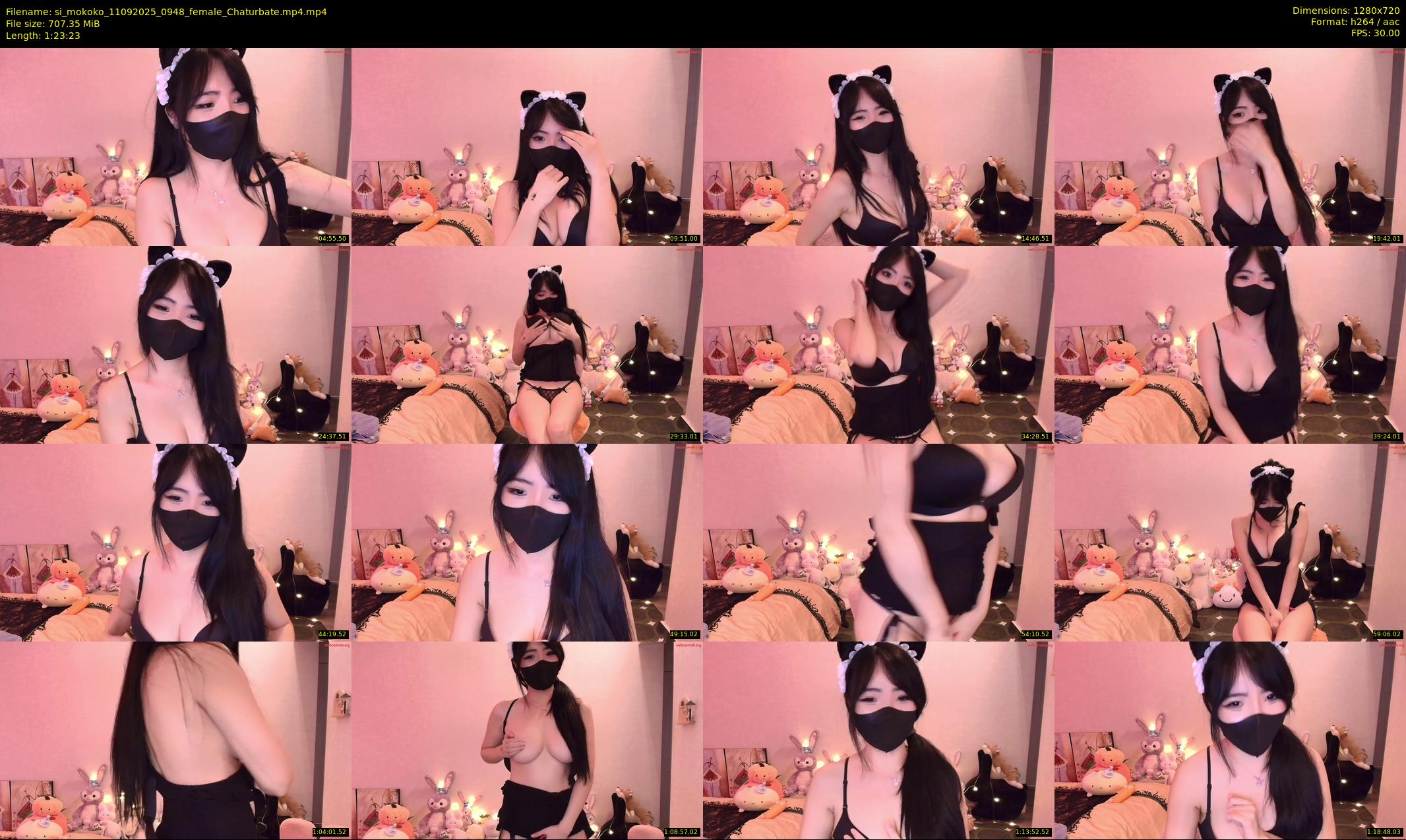 si_mokoko — 84 minute Chaturbate female cam show recording, 720p, Sep 11, 2025