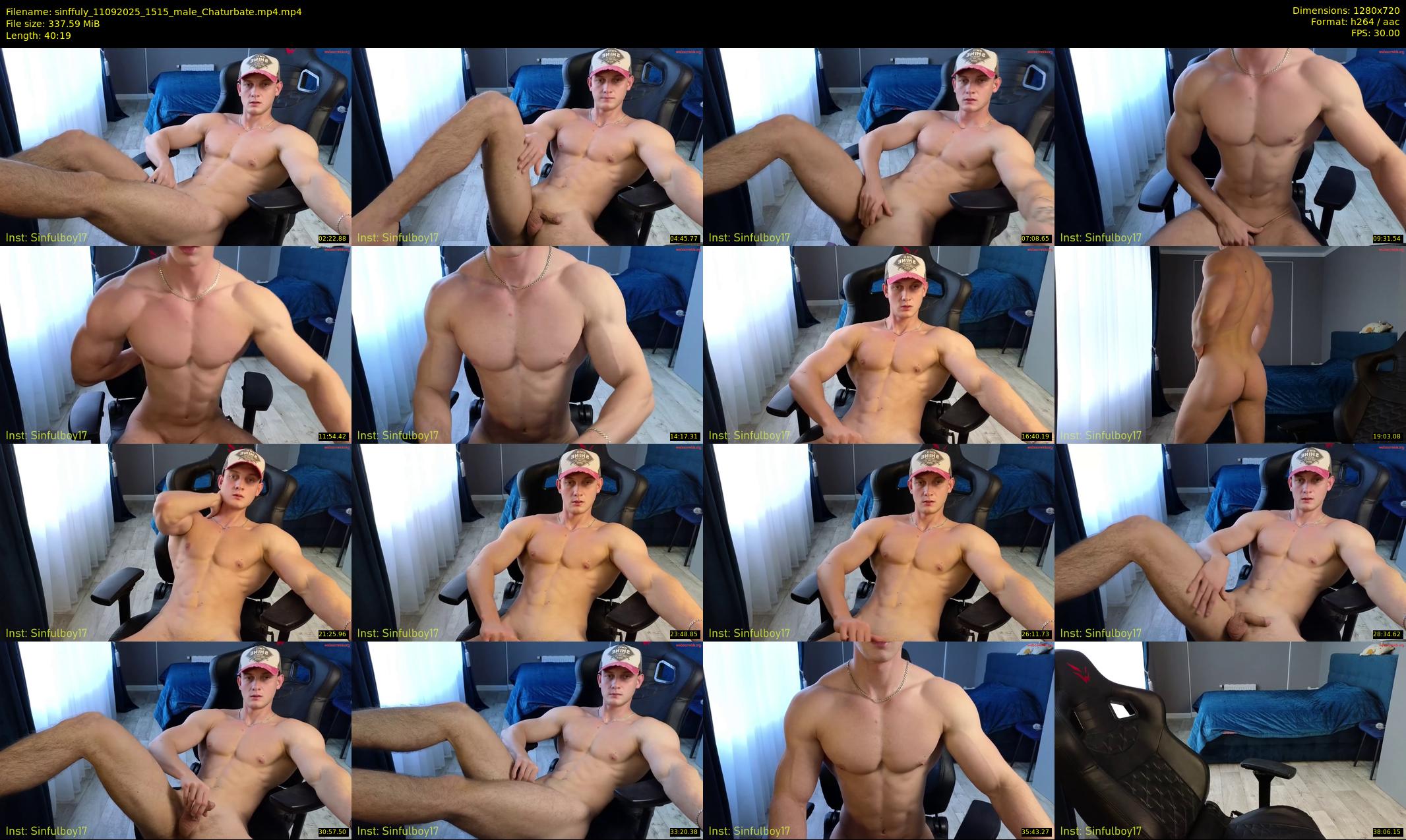sinffuly — 41 minute Chaturbate male cam show recording, 720p, Sep 11, 2025