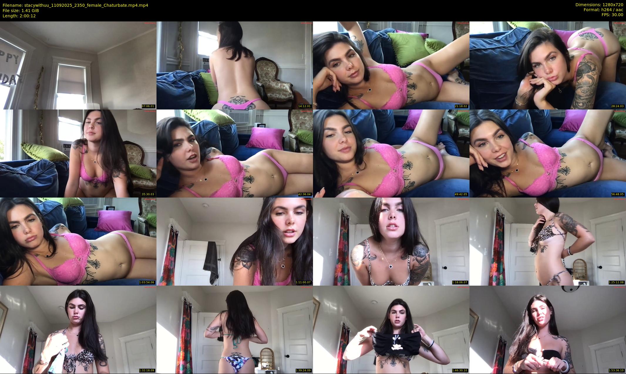 stacywithuu — 121 minute Chaturbate female cam show recording, 720p, Sep 11, 2025
