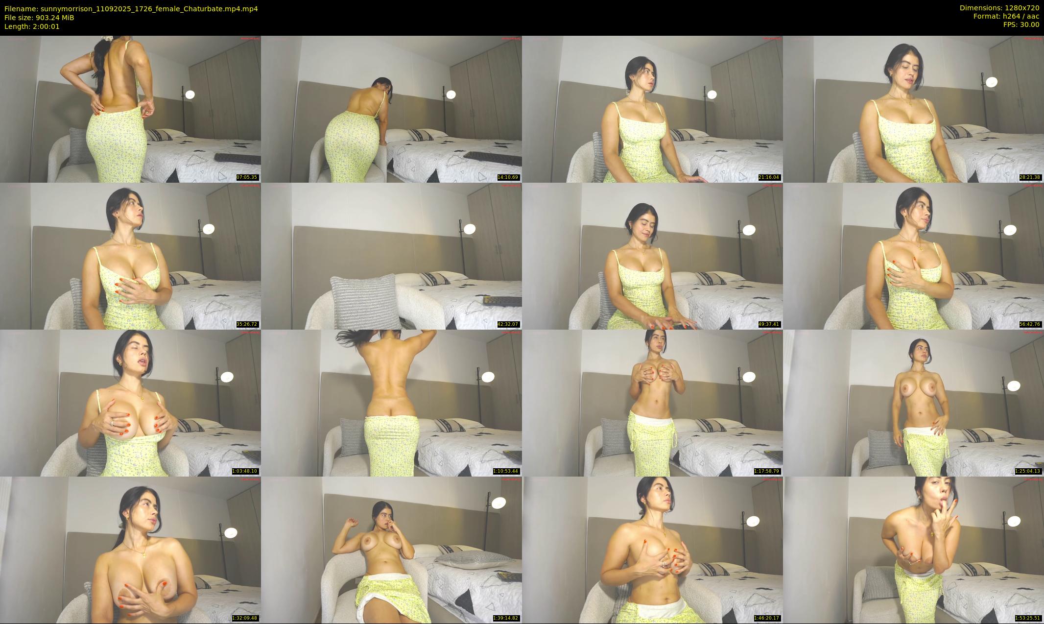 sunnymorrison — 121 minute Chaturbate female cam show recording, 720p, Sep 11, 2025
