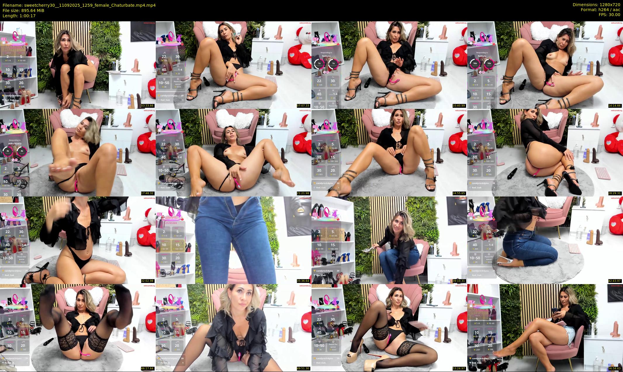 sweetcherry30_ — 61 minute Chaturbate female cam show recording, 720p, Sep 11, 2025