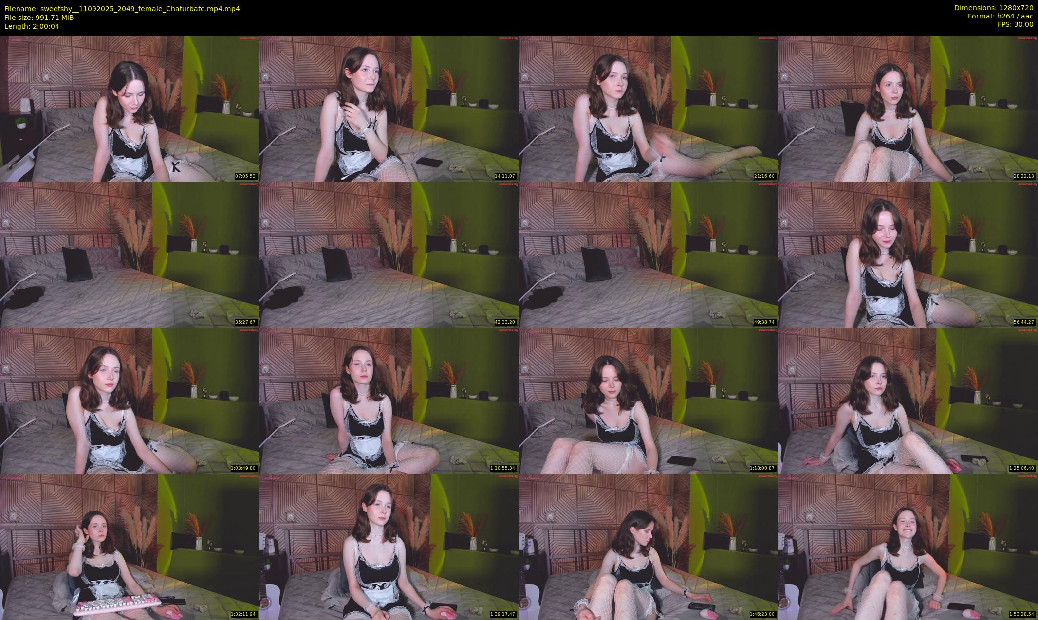 sweetshy_ — 121 minute Chaturbate female cam show recording, 720p, Sep 11, 2025