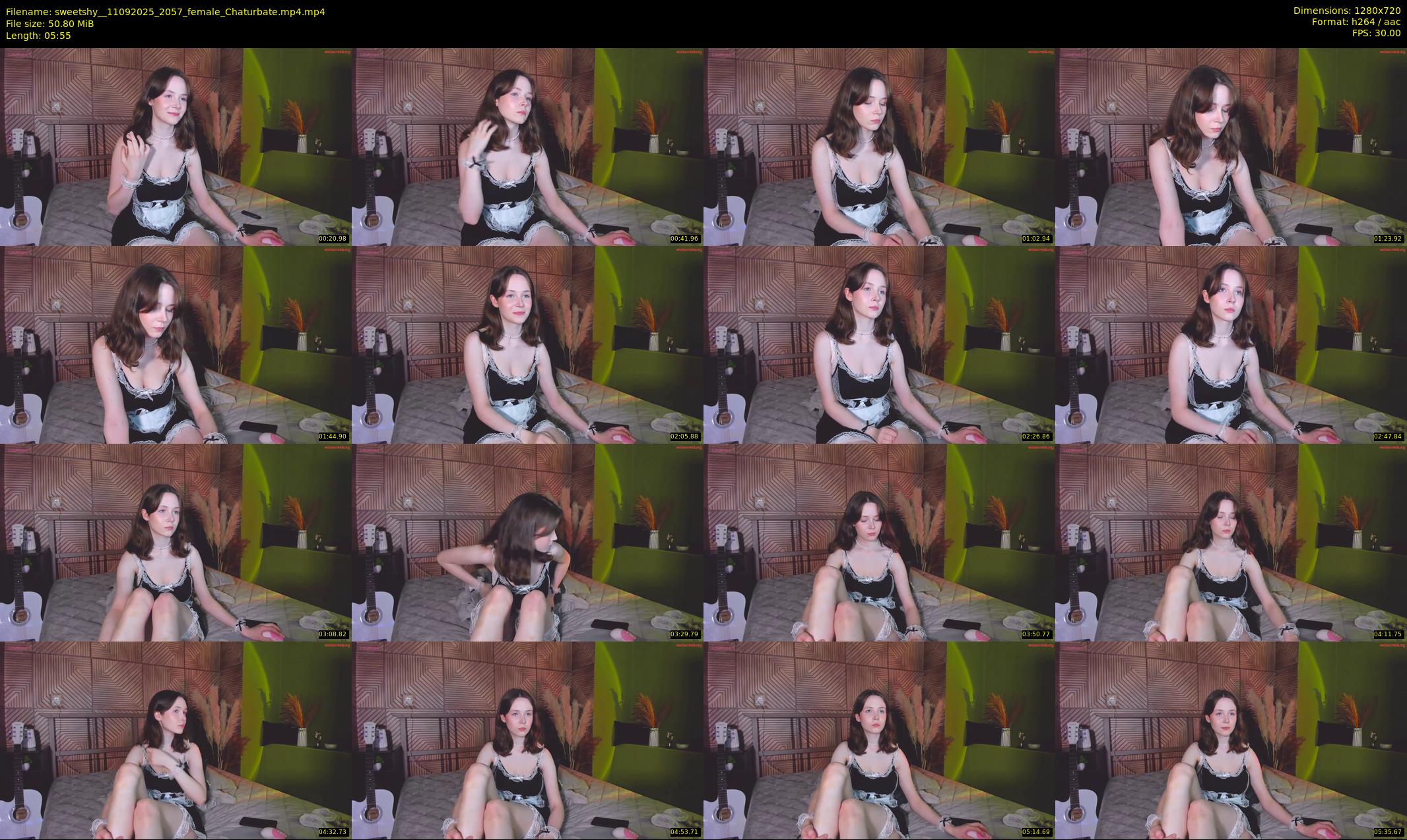 sweetshy_ — 6 minute Chaturbate female cam show recording, 720p, Sep 11, 2025