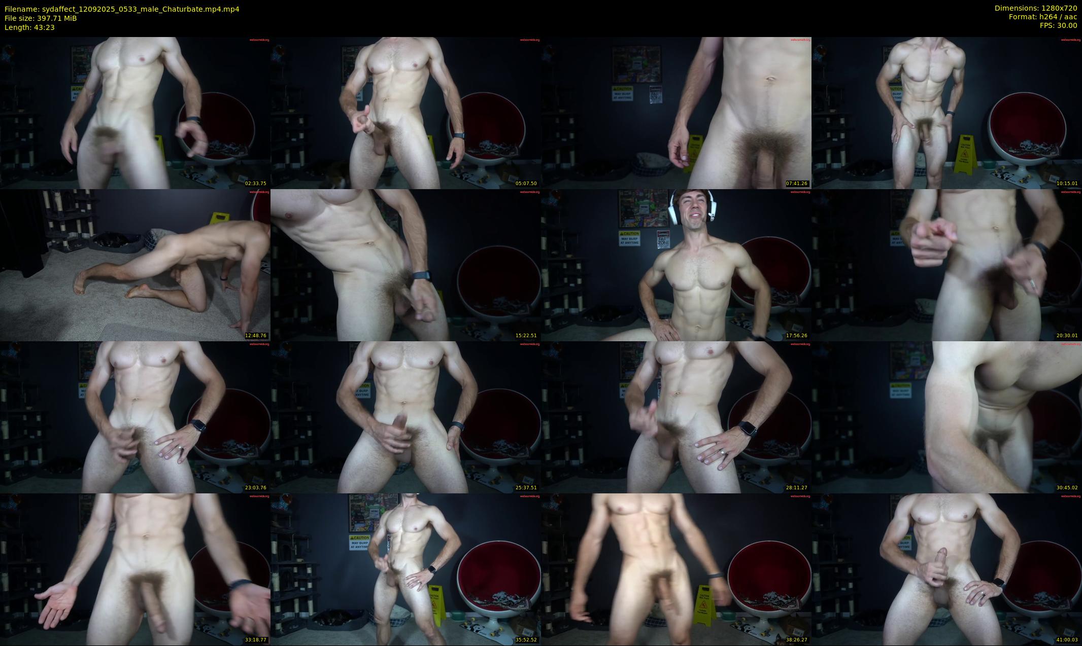 sydaffect — 44 minute Chaturbate male cam show recording, 720p, Sep 12, 2025