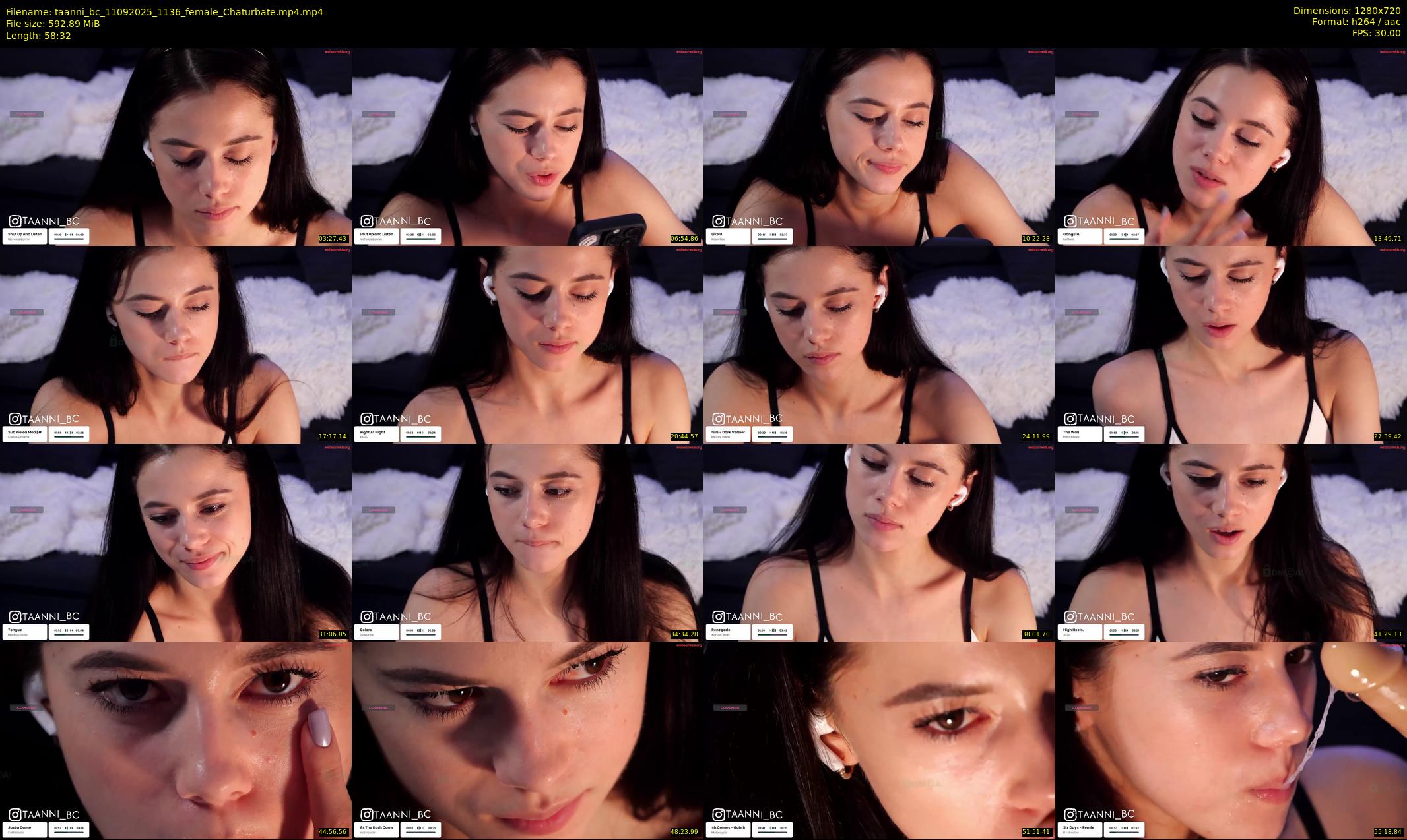 taanni_bc — 59 minute Chaturbate female cam show recording, 720p, Sep 11, 2025