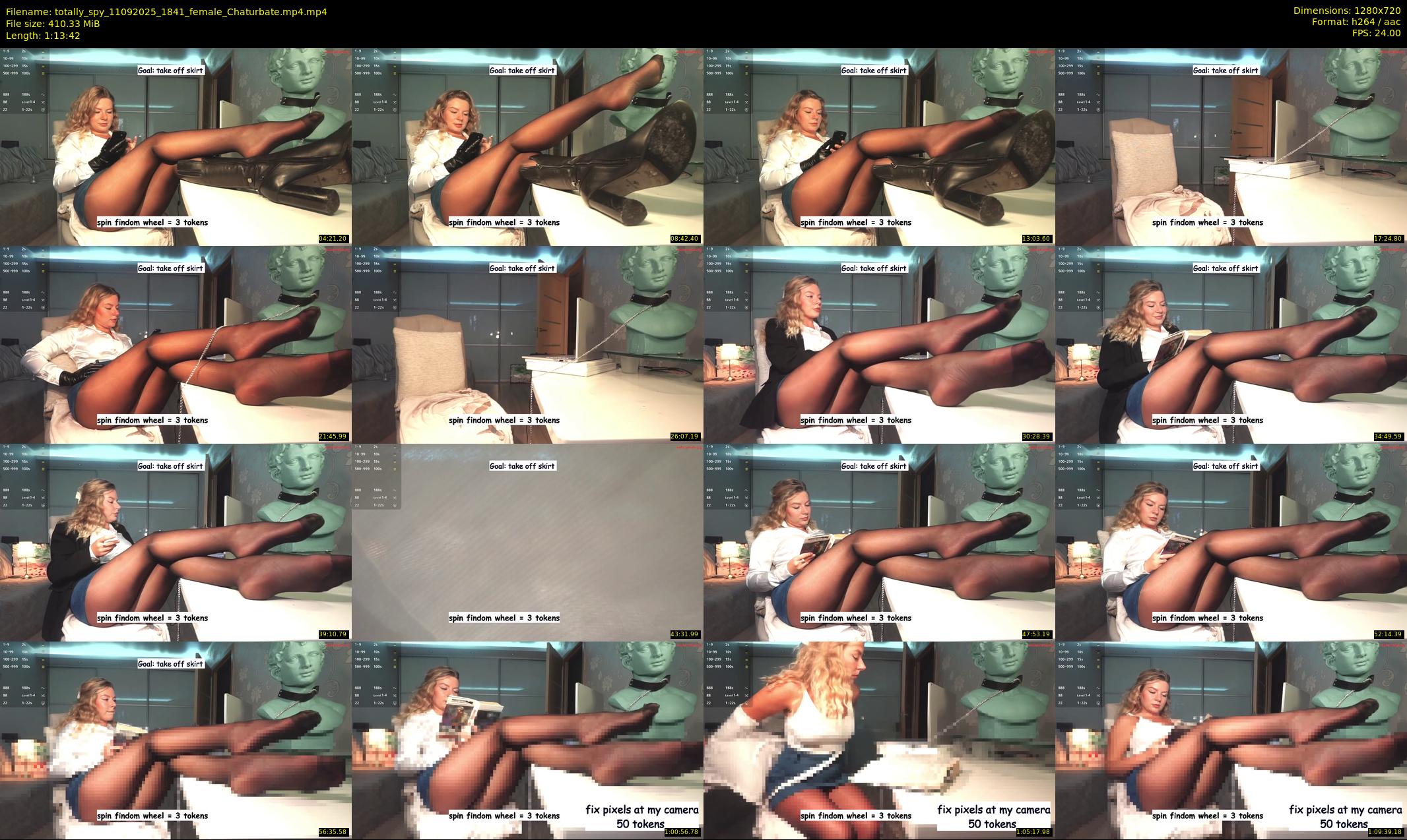 totally_spy — 74 minute Chaturbate female cam show recording, 720p, Sep 11, 2025