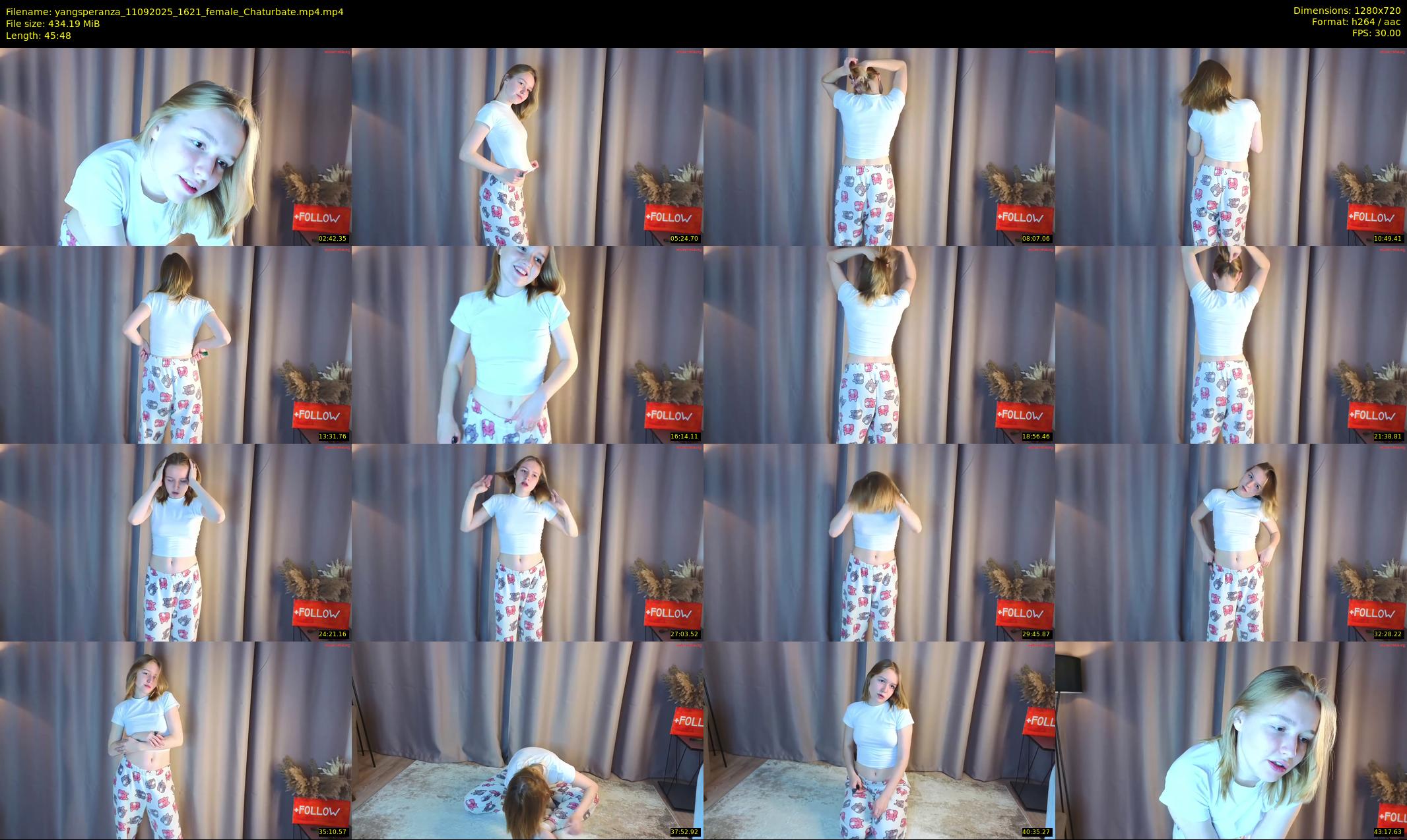 yangsperanza — 46 minute Chaturbate female cam show recording, 720p, Sep 11, 2025