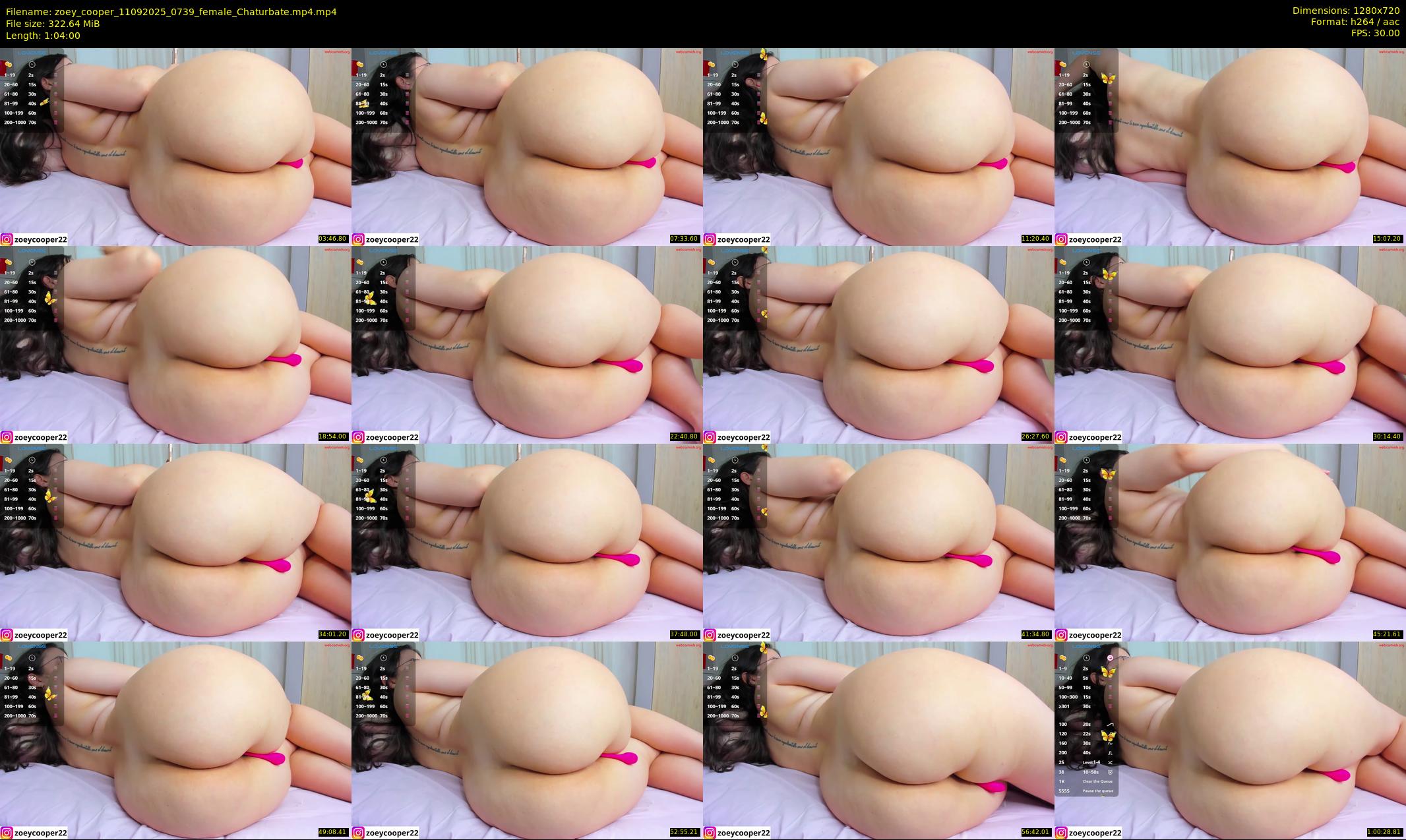 zoey_cooper — 64 minute Chaturbate female cam show recording, 720p, Sep 11, 2025