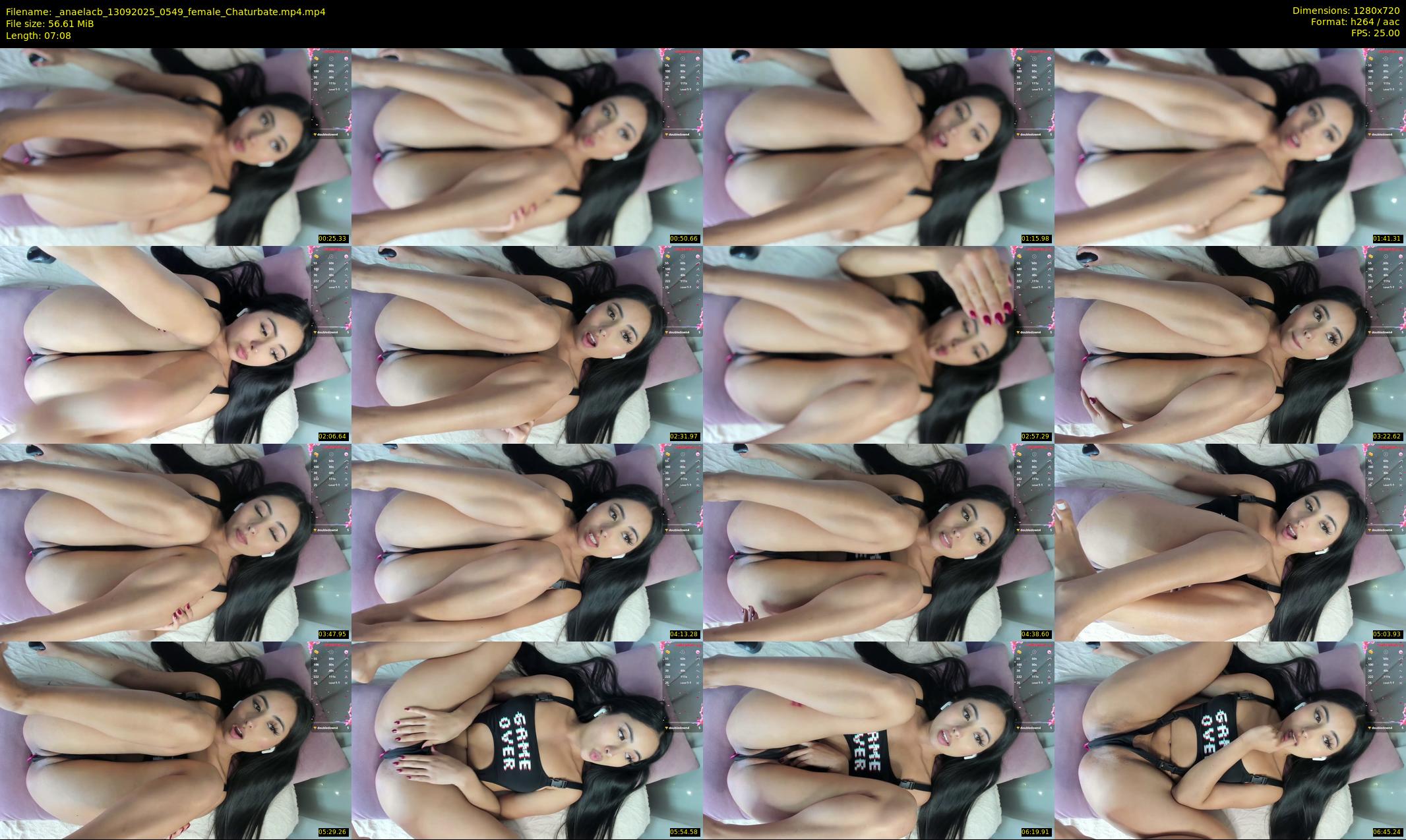 _anaelacb — 8 minute Chaturbate female cam show recording, 720p, Sep 13, 2025