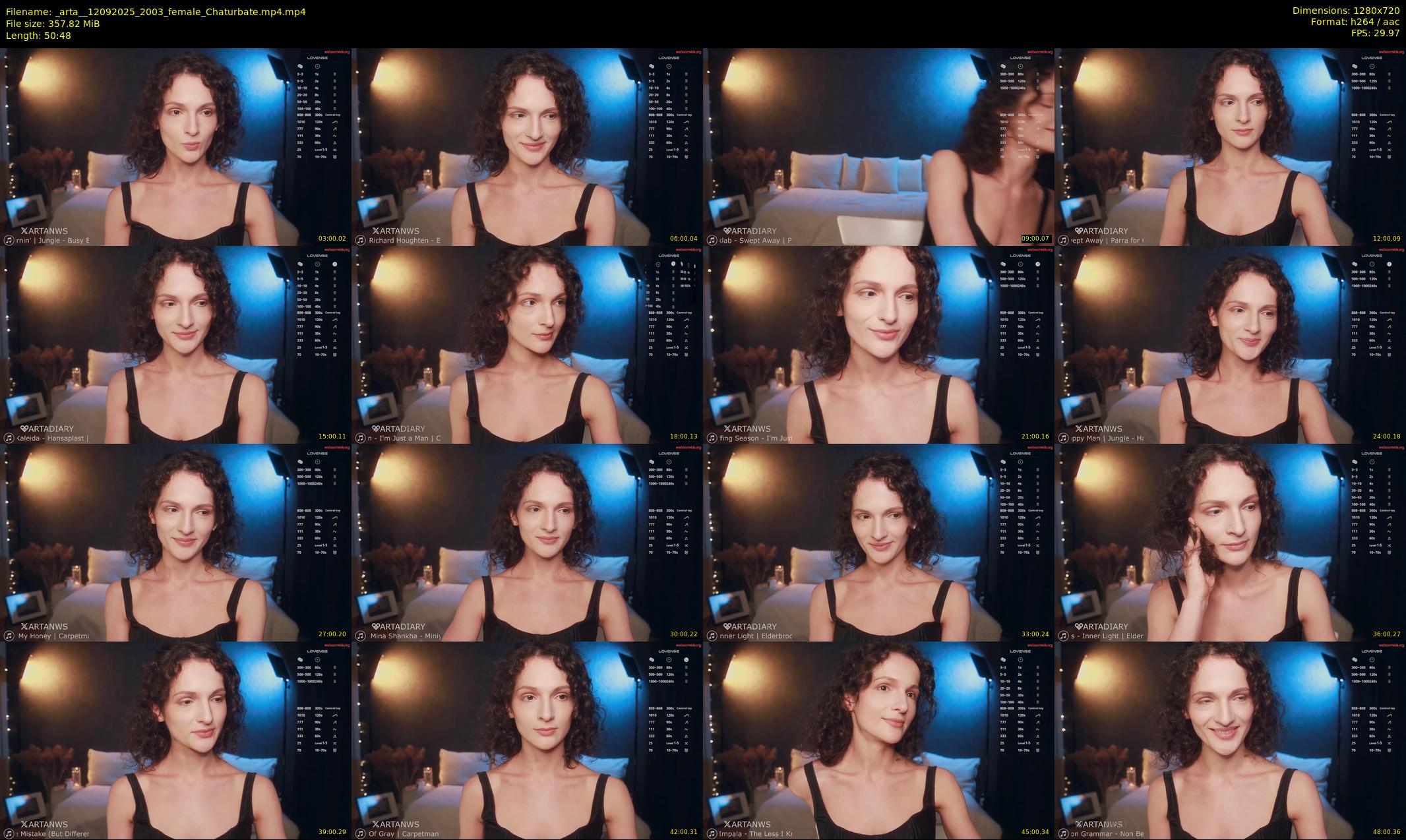 _arta_ — 51 minute Chaturbate female cam show recording, 720p, Sep 12, 2025