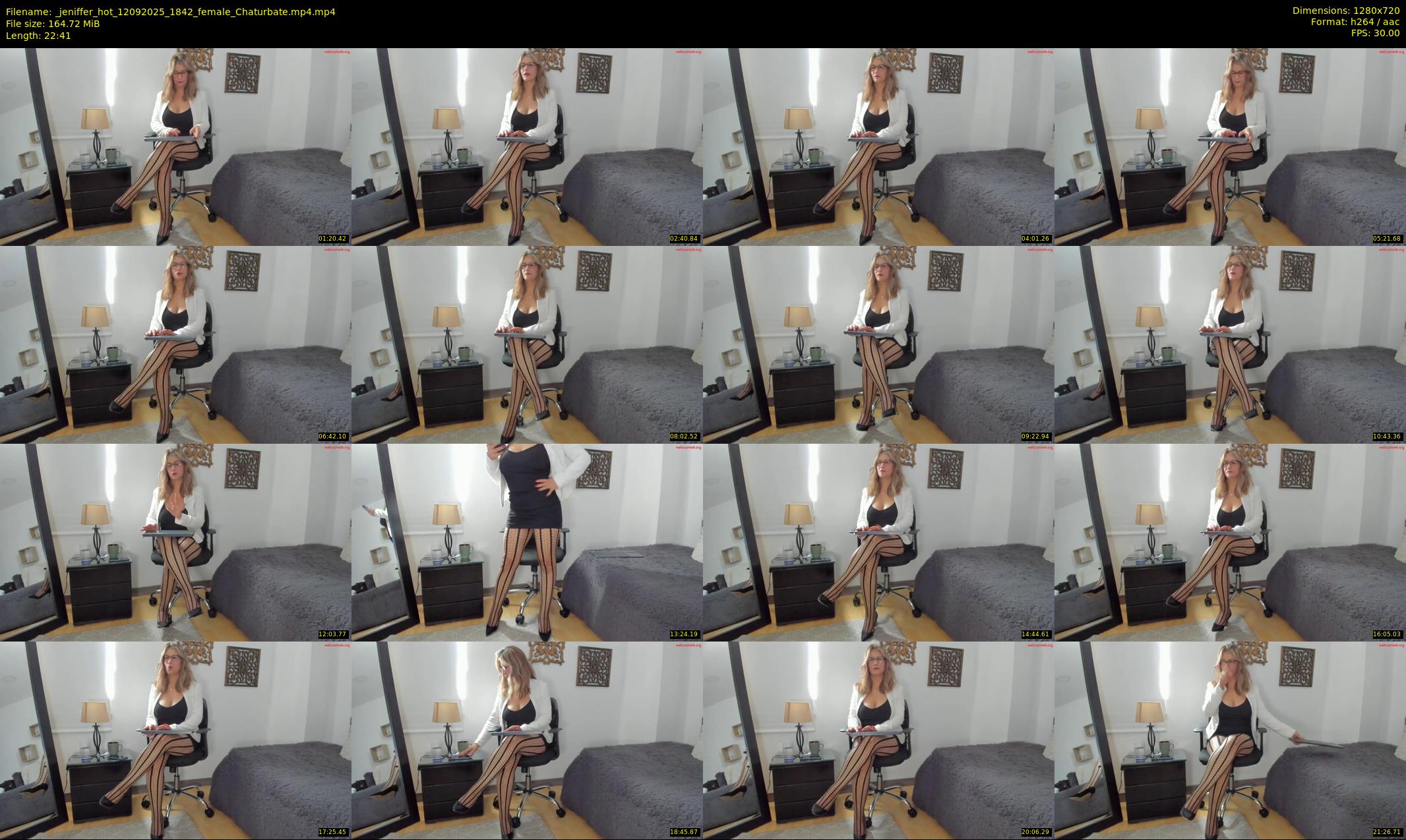 _jeniffer_hot — 23 minute Chaturbate female cam show recording, 720p, Sep 12, 2025