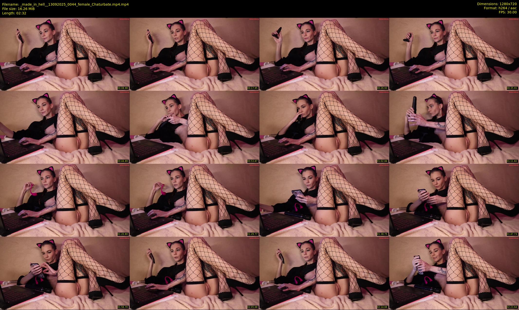 _made_in_hell_ — 3 minute Chaturbate female cam show recording, 720p, Sep 13, 2025