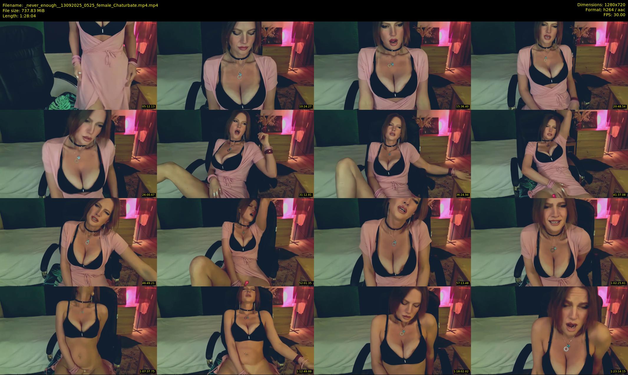 _never_enough_ — 89 minute Chaturbate female cam show recording, 720p, Sep 13, 2025