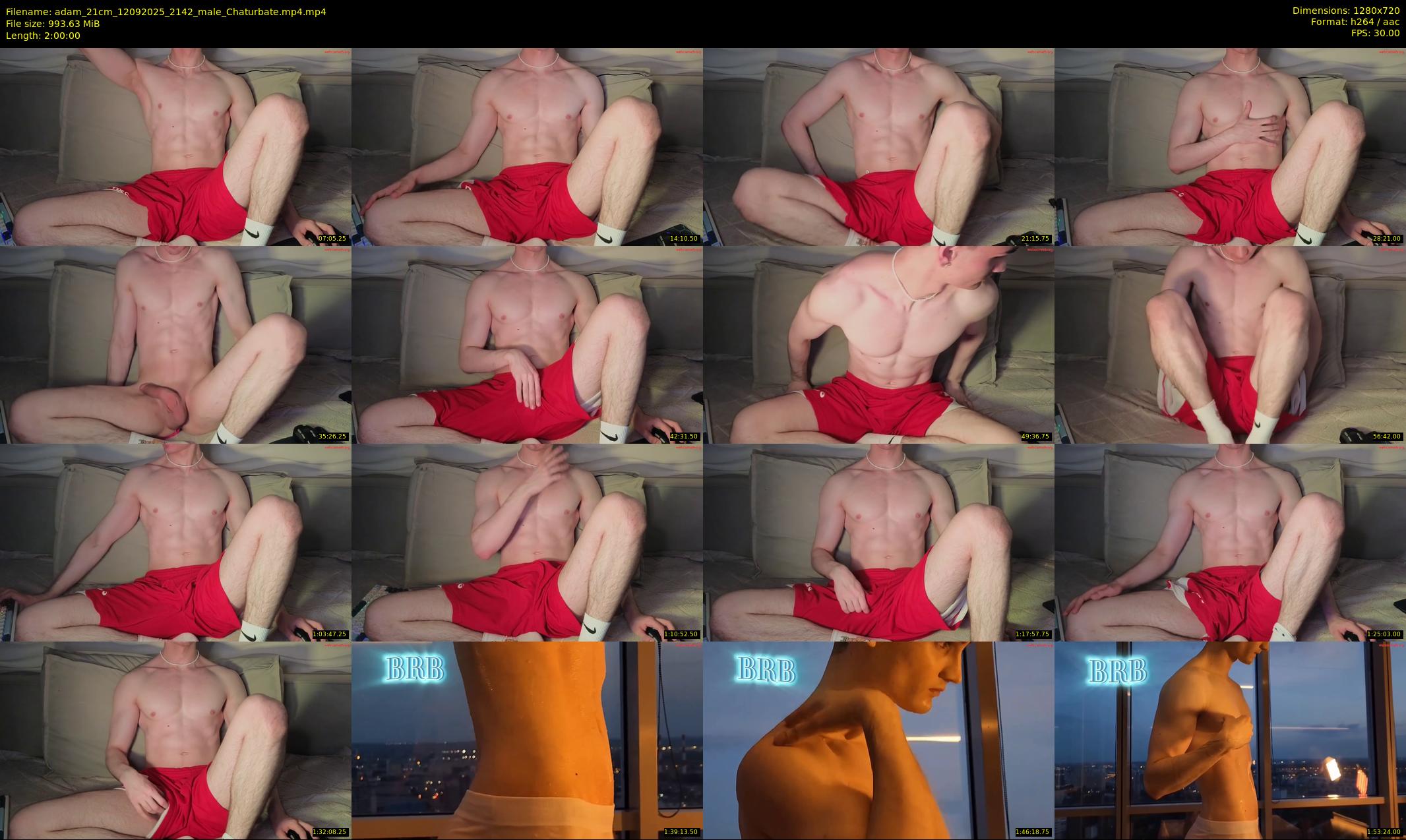 adam_21cm — 120 minute Chaturbate male cam show recording, 720p, Sep 12, 2025